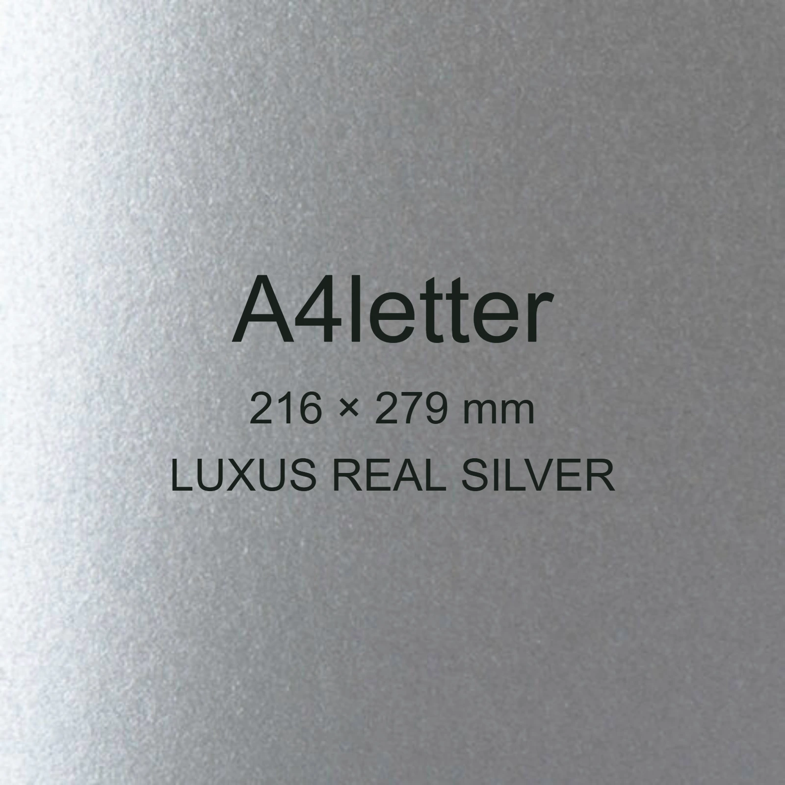 Cartoncino Favini, Majestic Digital HP Indigo, 250 g/m², A4letter, LUXUS REAL SILVER bra6549a4letter - immagine aggiuntiva