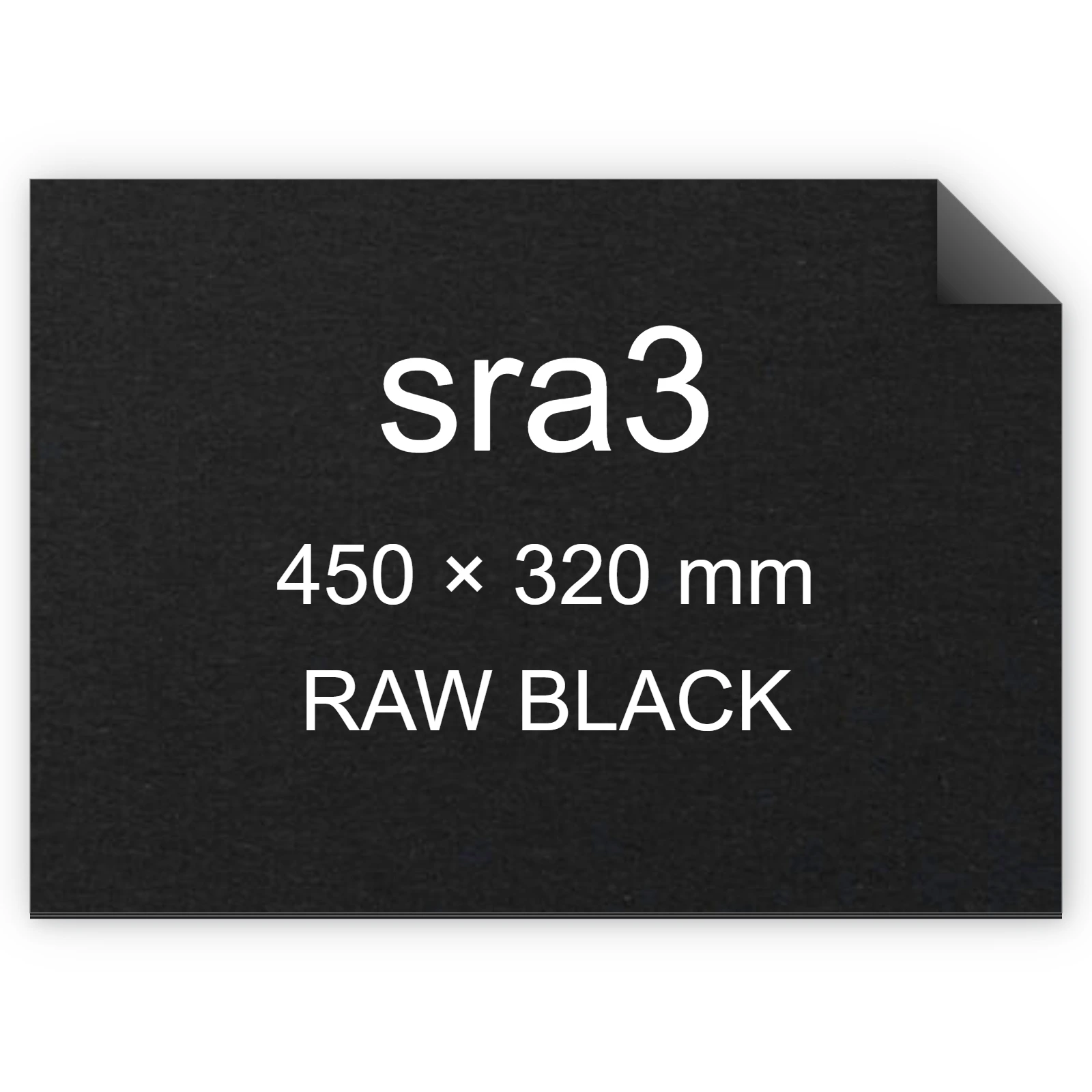 Cartoncino Favini, Shiro Echo Raw, 200 g/m², sra3, RAW BLACK bra6652sra3