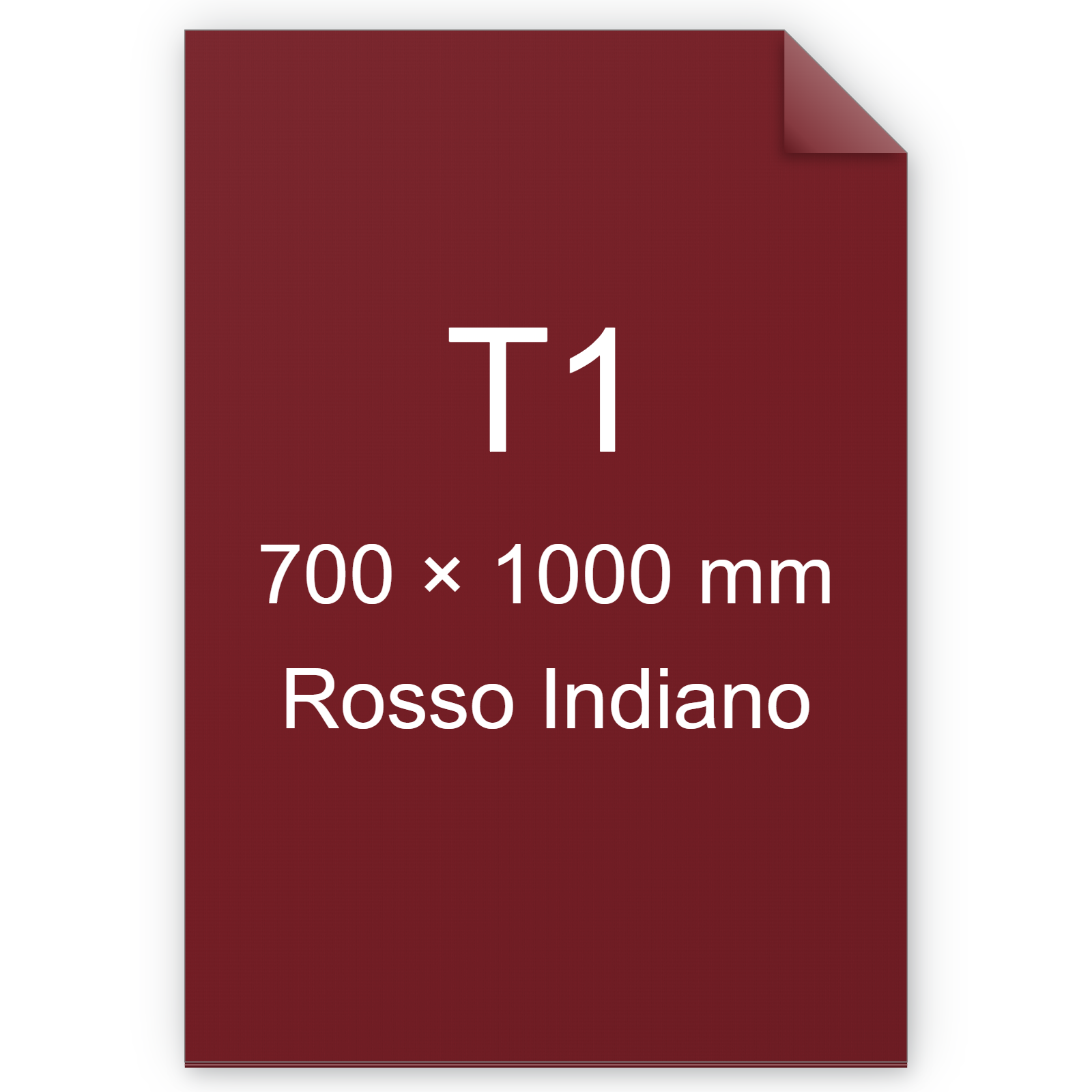 Cartoncino Favini, Burano, 200 g/m², T1, ROSSO INDIANO 69 BRA855t1