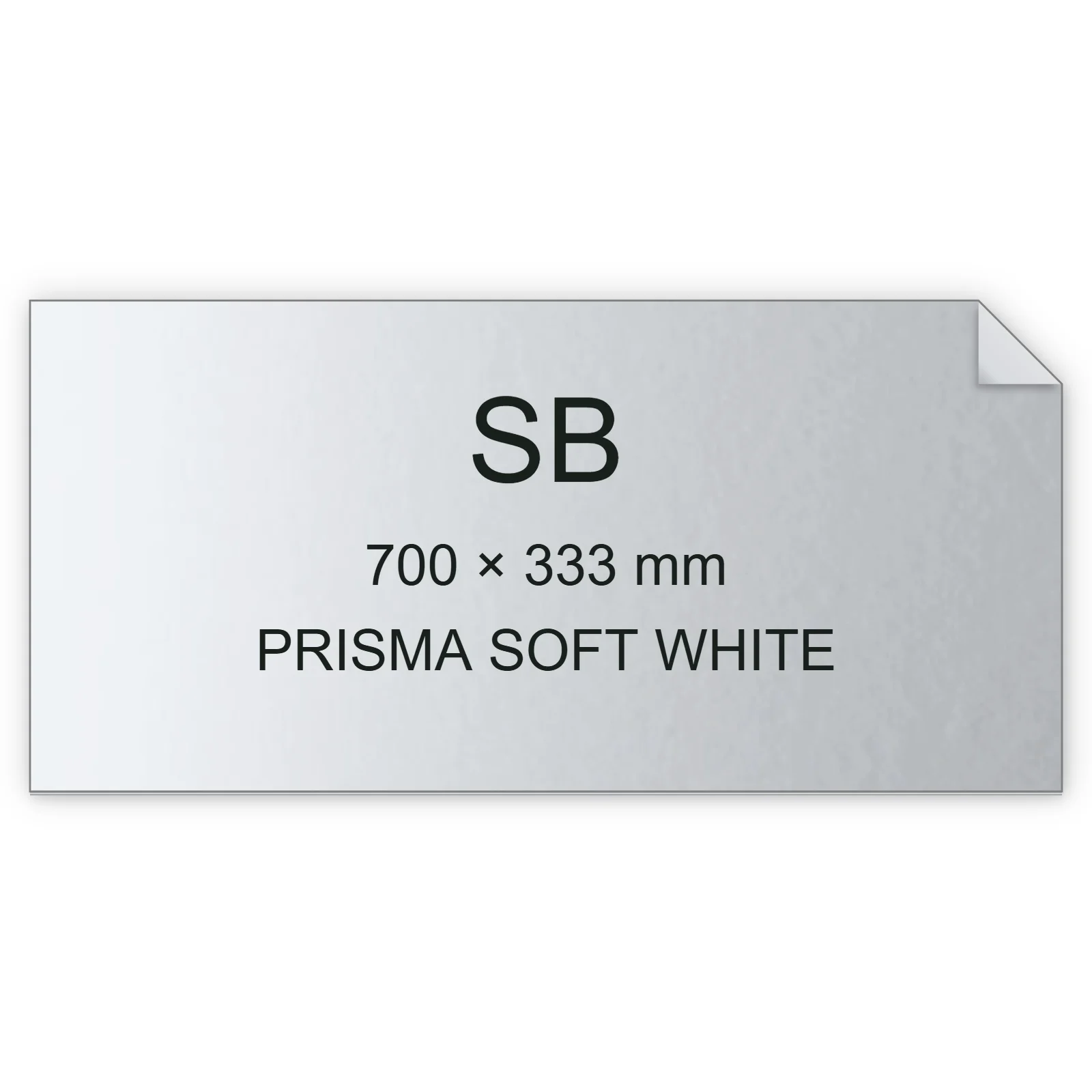 Cartoncino Favini, Dolce Vita, 320 g/m², SB, PRISMA SOFT WHITE bra6762sb
