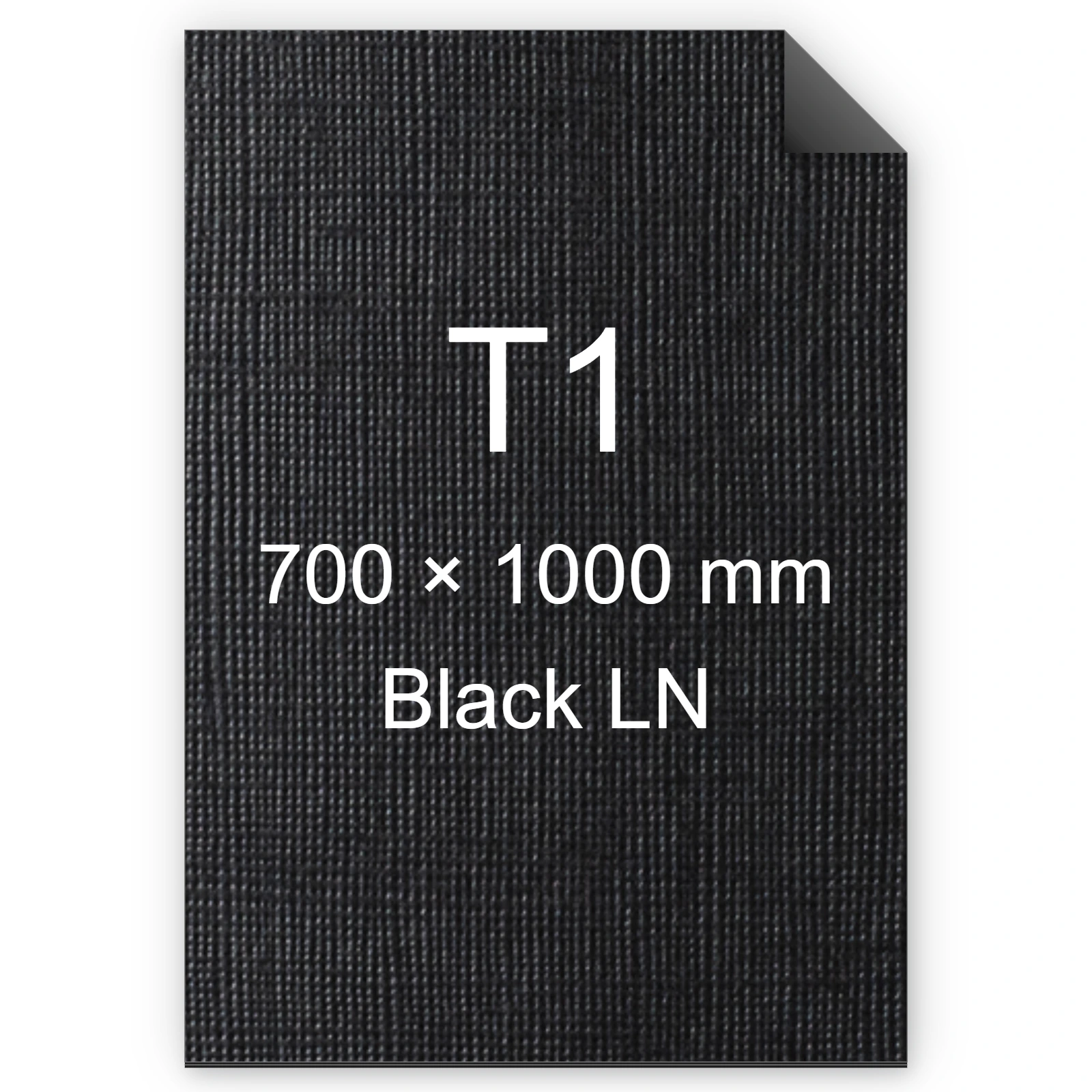 Cartoncino Favini, Classy Covers, 120 g/m², T1, BLACK LN bra6633t1