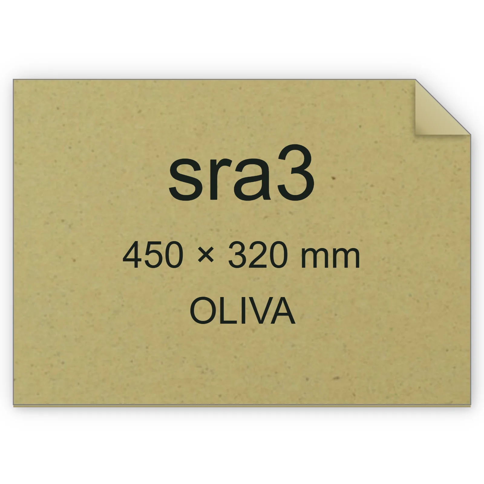 Cartoncino Favini, Crush, 350 g/m², sra3, OLIVA bra6703sra3
