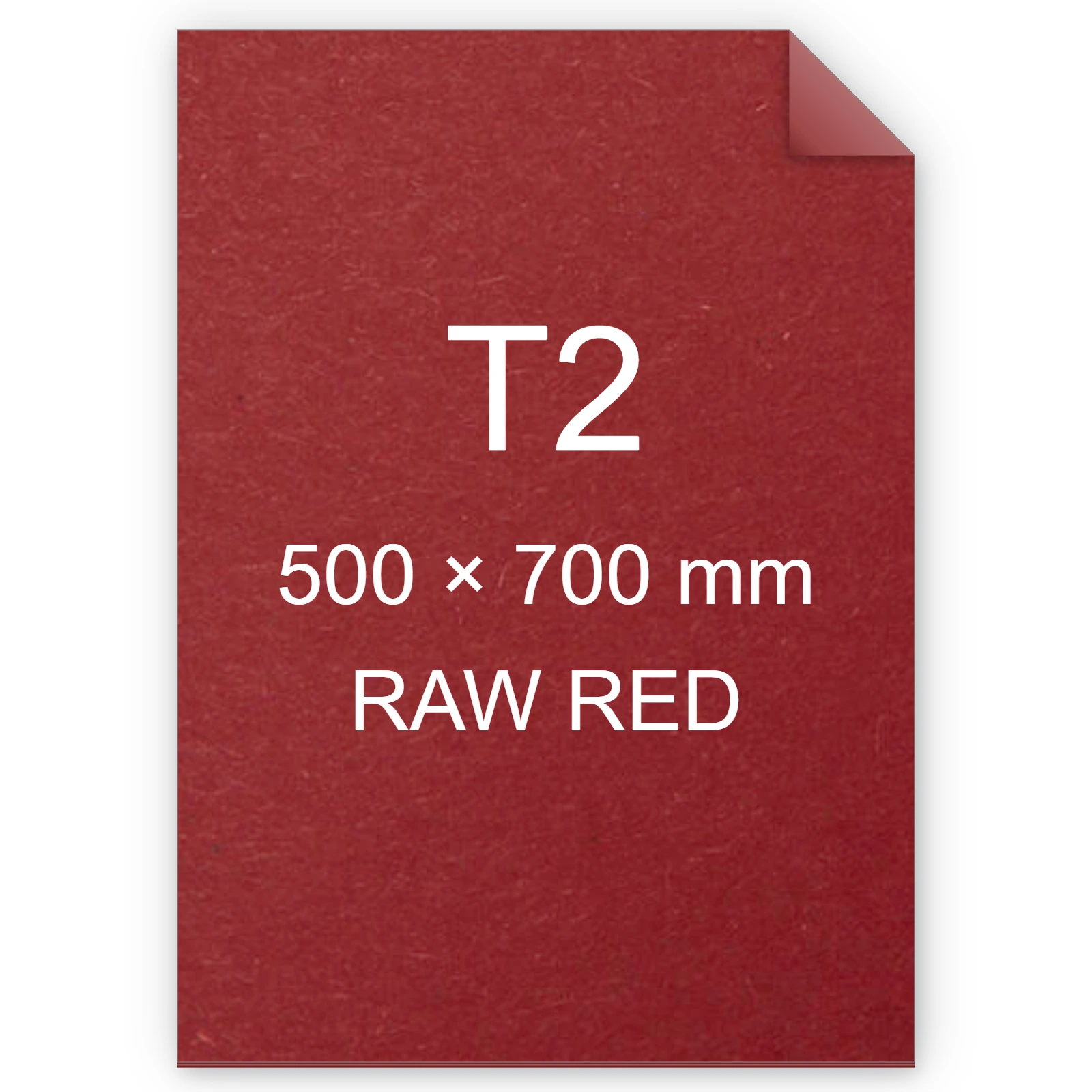 Cartoncino Favini, Shiro Echo Raw, 350 g/m², T2, RAW RED bra6671t2