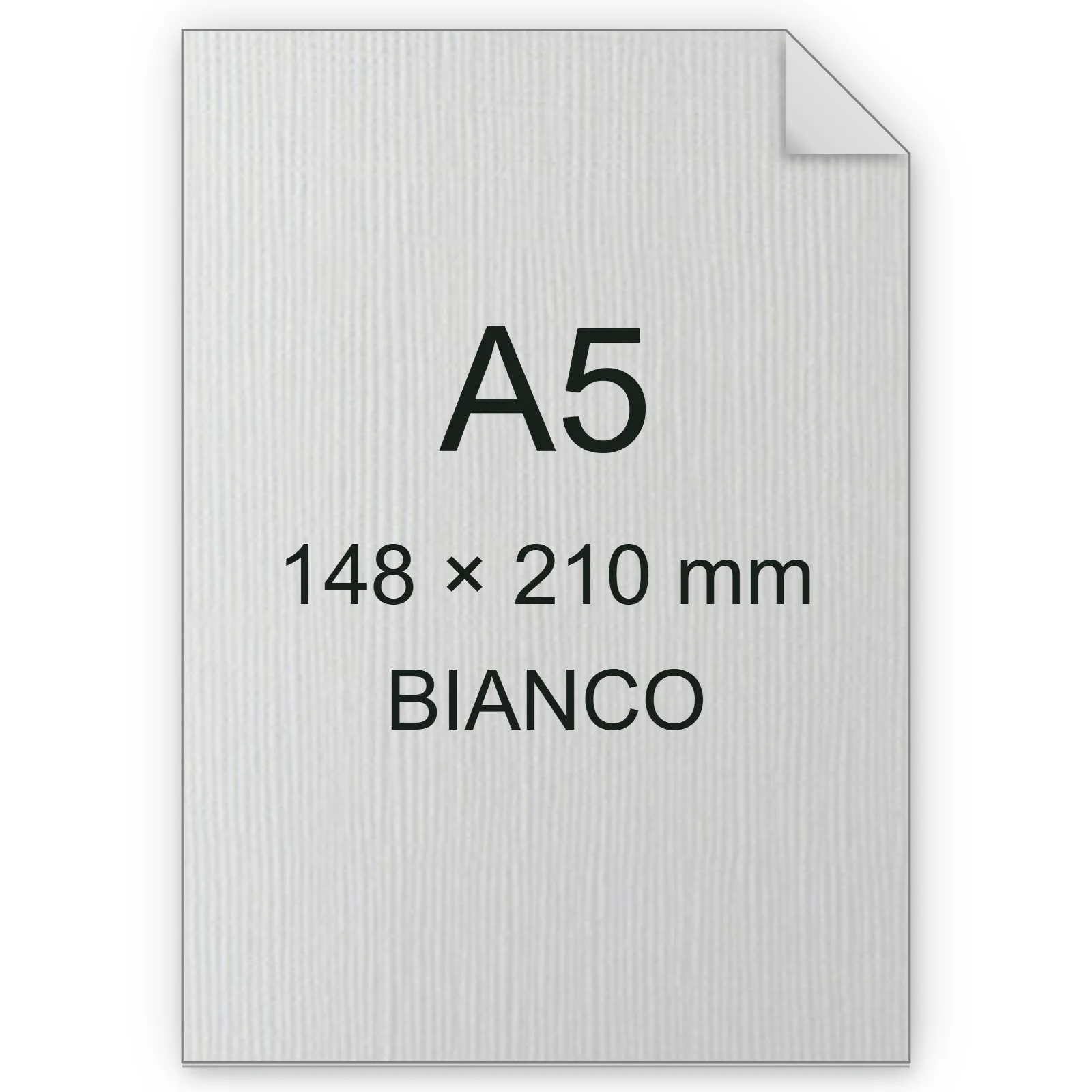 Cartoncino Favini, Bianco Flash Premium trama tela, 120 g/m², A5, BIANCO bra6801a5