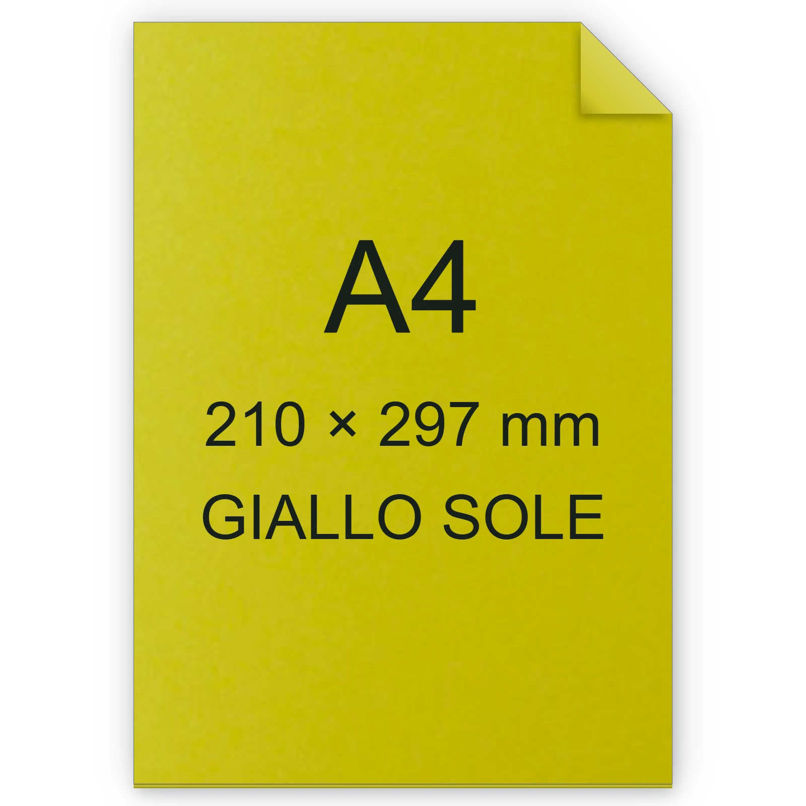 Carta Favini, RismaLuce, 90 g/m², A4, GIALLO SOLE 53 FAVA66B304