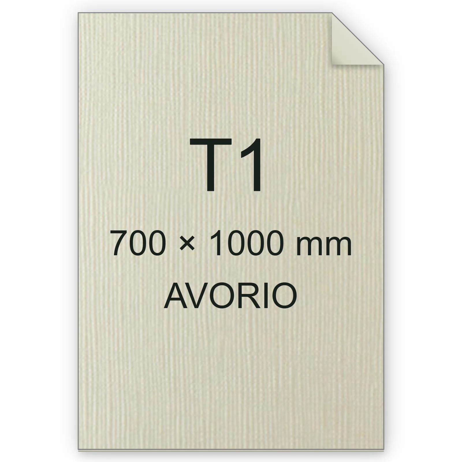 Cartoncino Favini, Bianco Flash Ivory trama tela, 250 g/m², T1, AVORIO bra6804t1