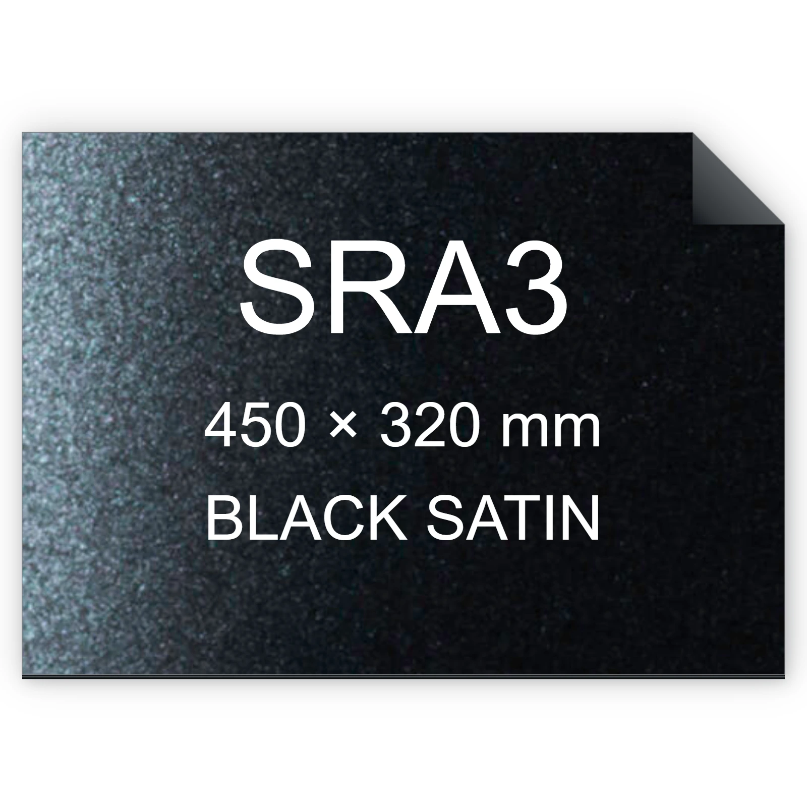 Cartoncino Favini, Majestic Satin, 290 g/m², SRA3, BLACK SATIN bra1024sra3