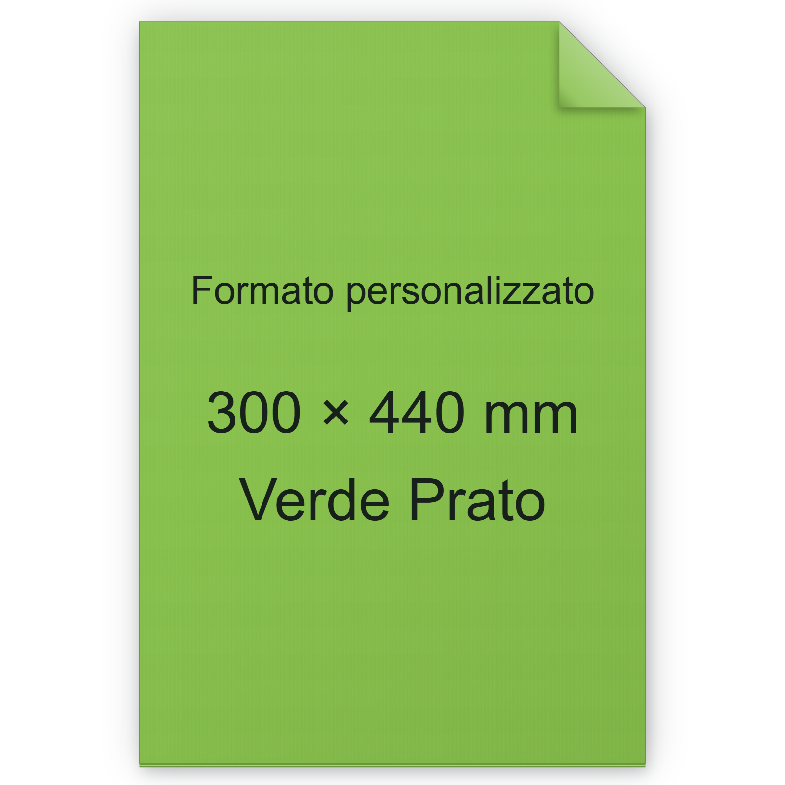 Cartoncino Favini, Burano, 140 g/m², 300x440 mm, VERDE PRATO 54 bra819A3+