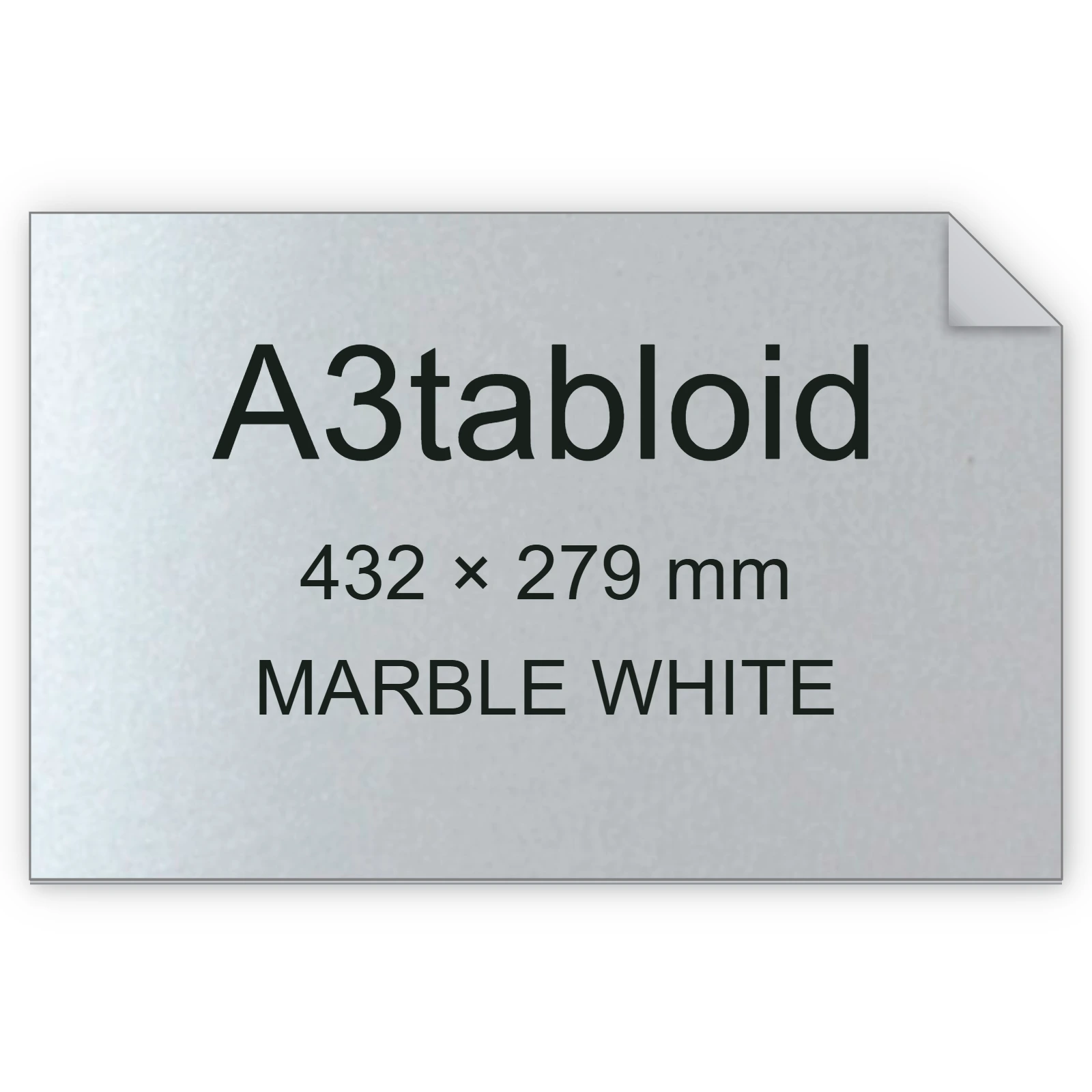 Cartoncino Favini, Majestic Digital Dry Toner, 250 g/m², A3tabloid, MARBLE WHITE bra6542a3tabloid