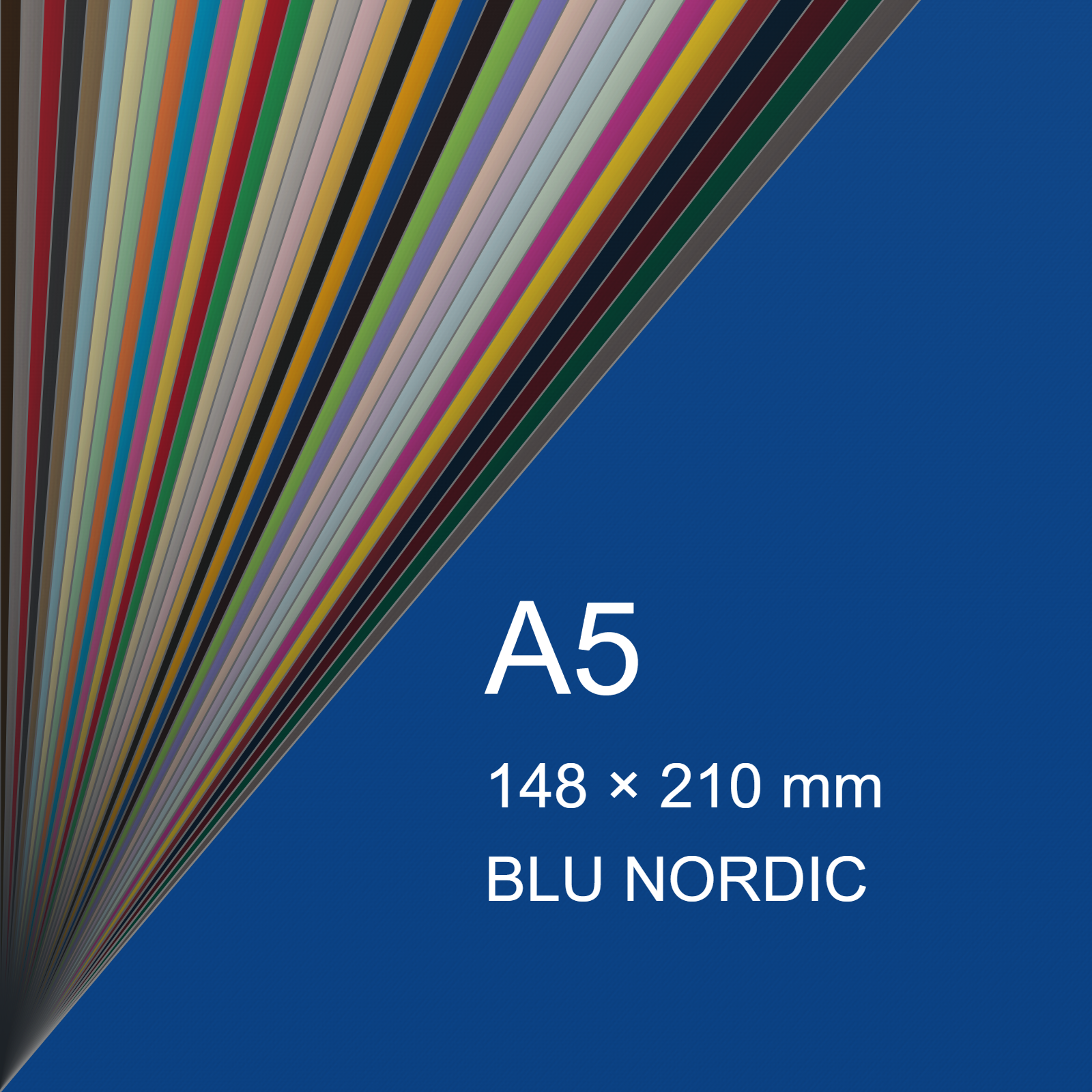 Cartoncino Favini, Burano, 320 g/m², A5, BLU NORDIC 70 bra866A5 - immagine aggiuntiva