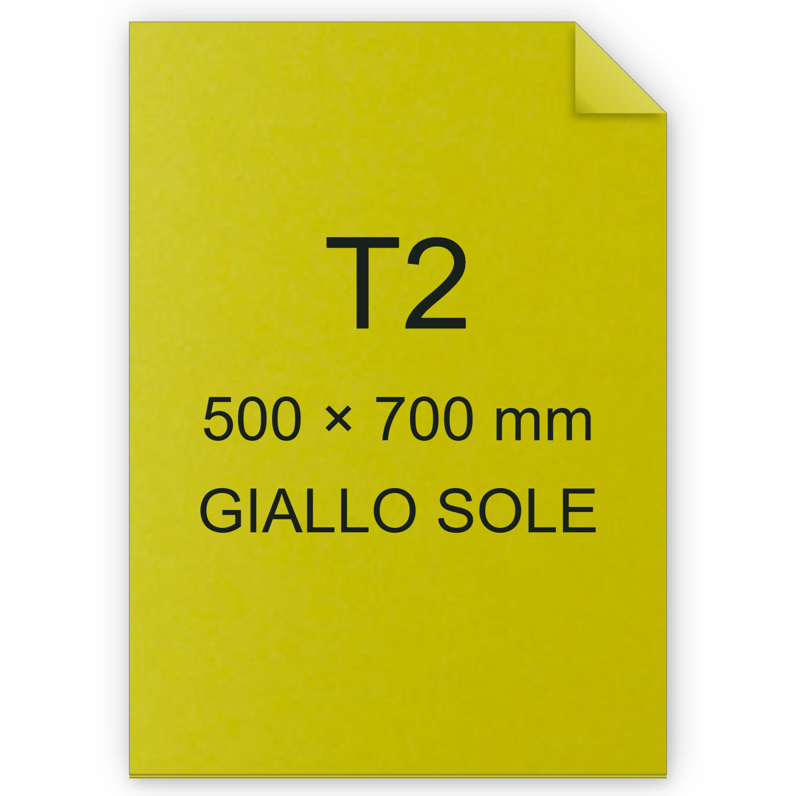Cartoncino Favini, Bristol Color, 200 g/m², T2, GIALLO SOLE 53 FAVA35B302