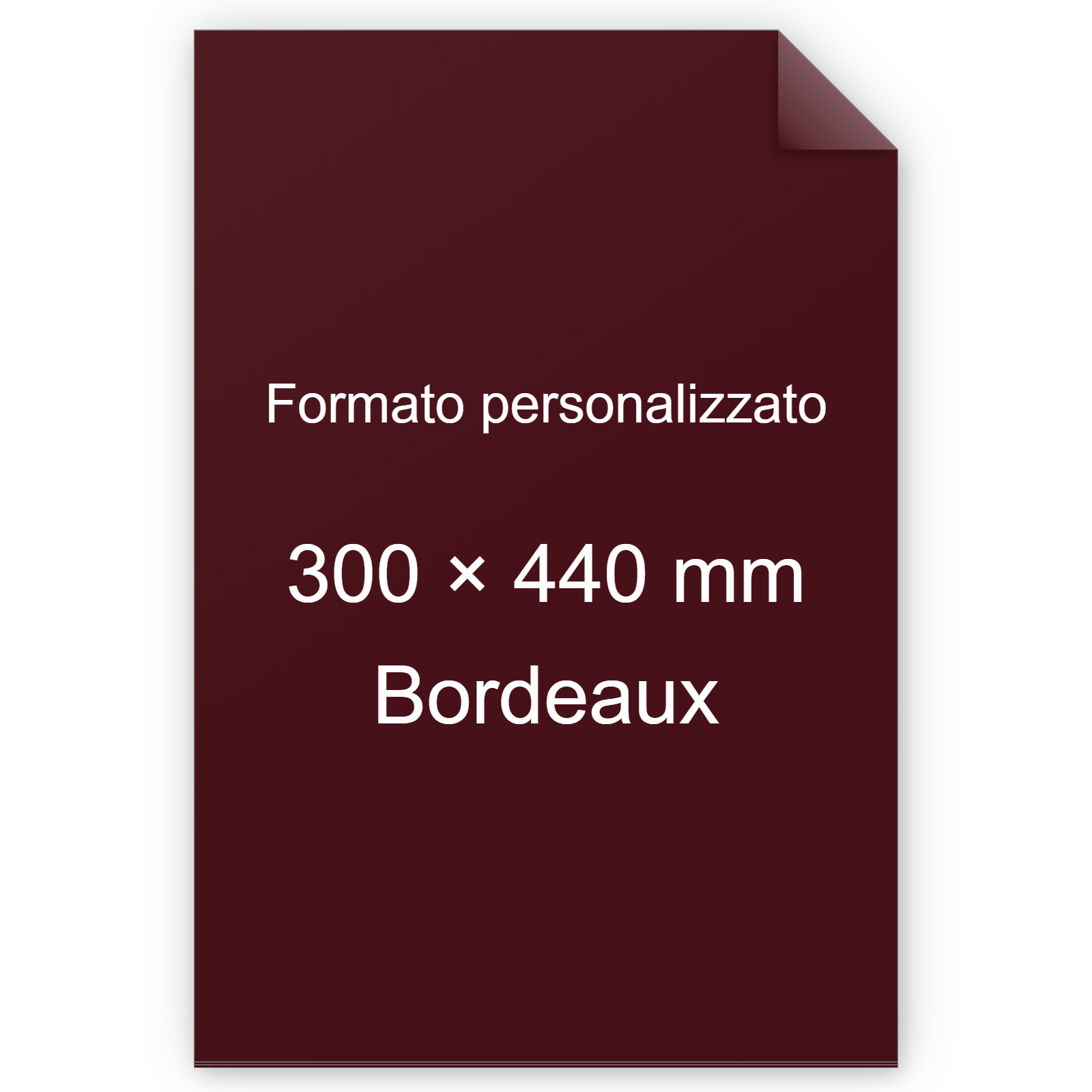 Cartoncino Favini, Burano, 320 g/m², 300x440 mm, BORDEAUX 76 BRA863a3+