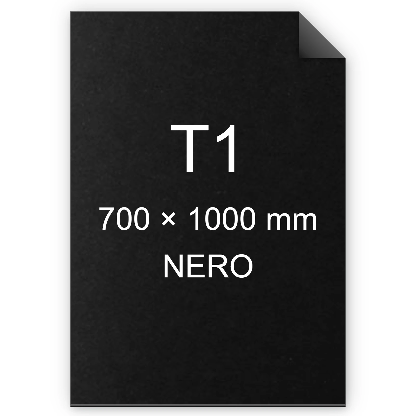 Cartoncino Favini, Bristol Color, 200 g/m², T1, NERO 63 FAVA35A301