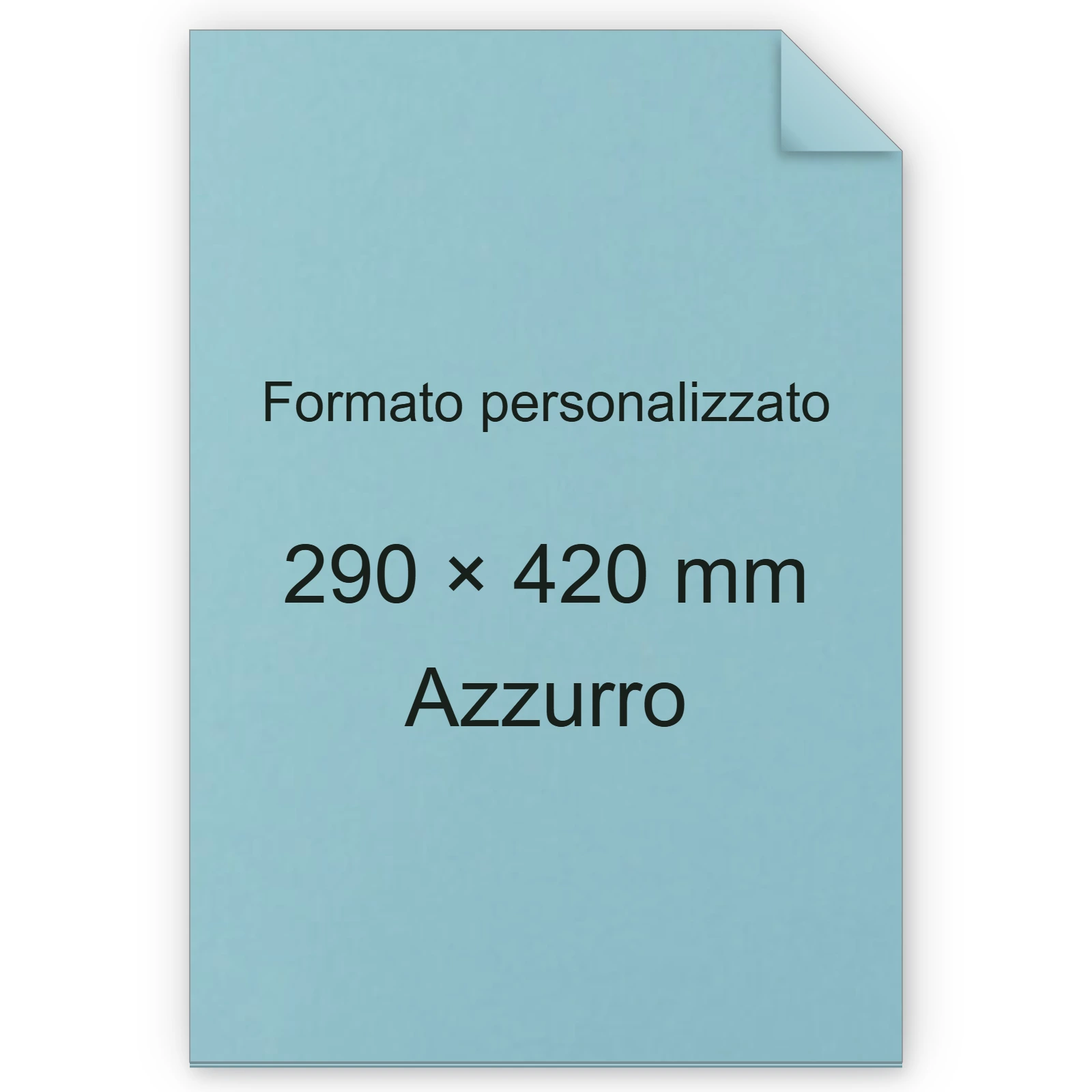 Cartoncino Favini, Burano, 120 g/m², 297x420 mm, AZZURRO 08 bra791A3