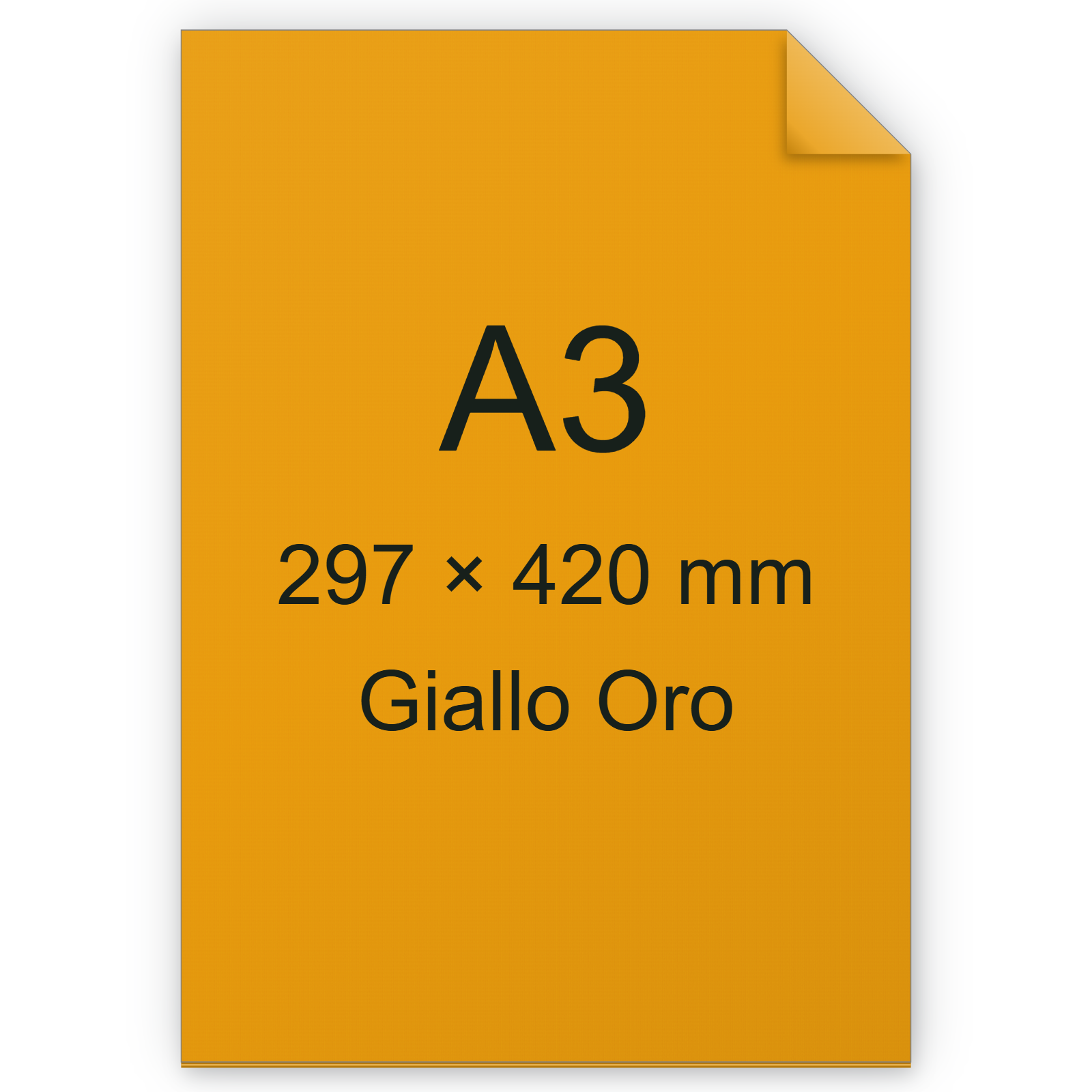 Cartoncino Favini, Burano, 200 g/m², A3, GIALLO ORO 52 BRA599a3