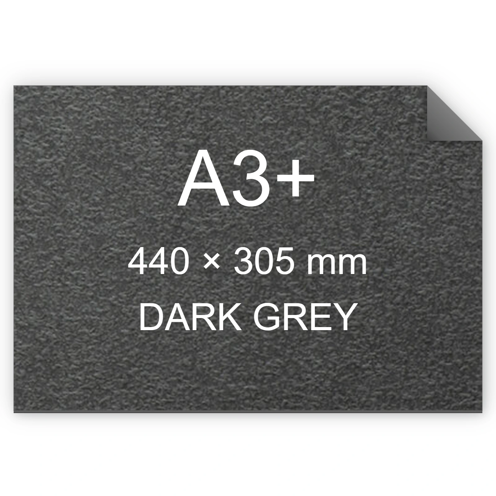 Cartoncino Favini, Tokyo, 350 g/m², A3+, DARK GREY bra6608a3+