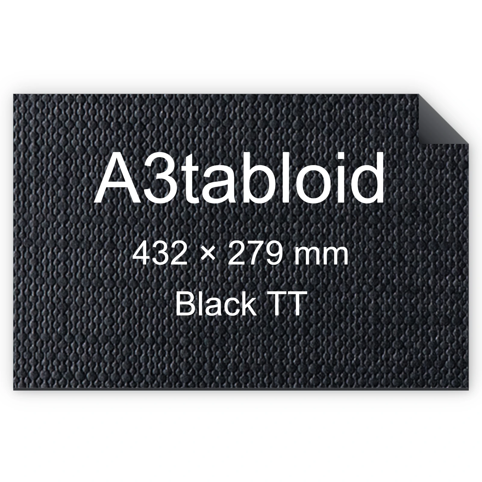 Cartoncino Favini, Classy Covers, 120 g/m², A3tabloid, BLACK TT bra6632a3tabloid