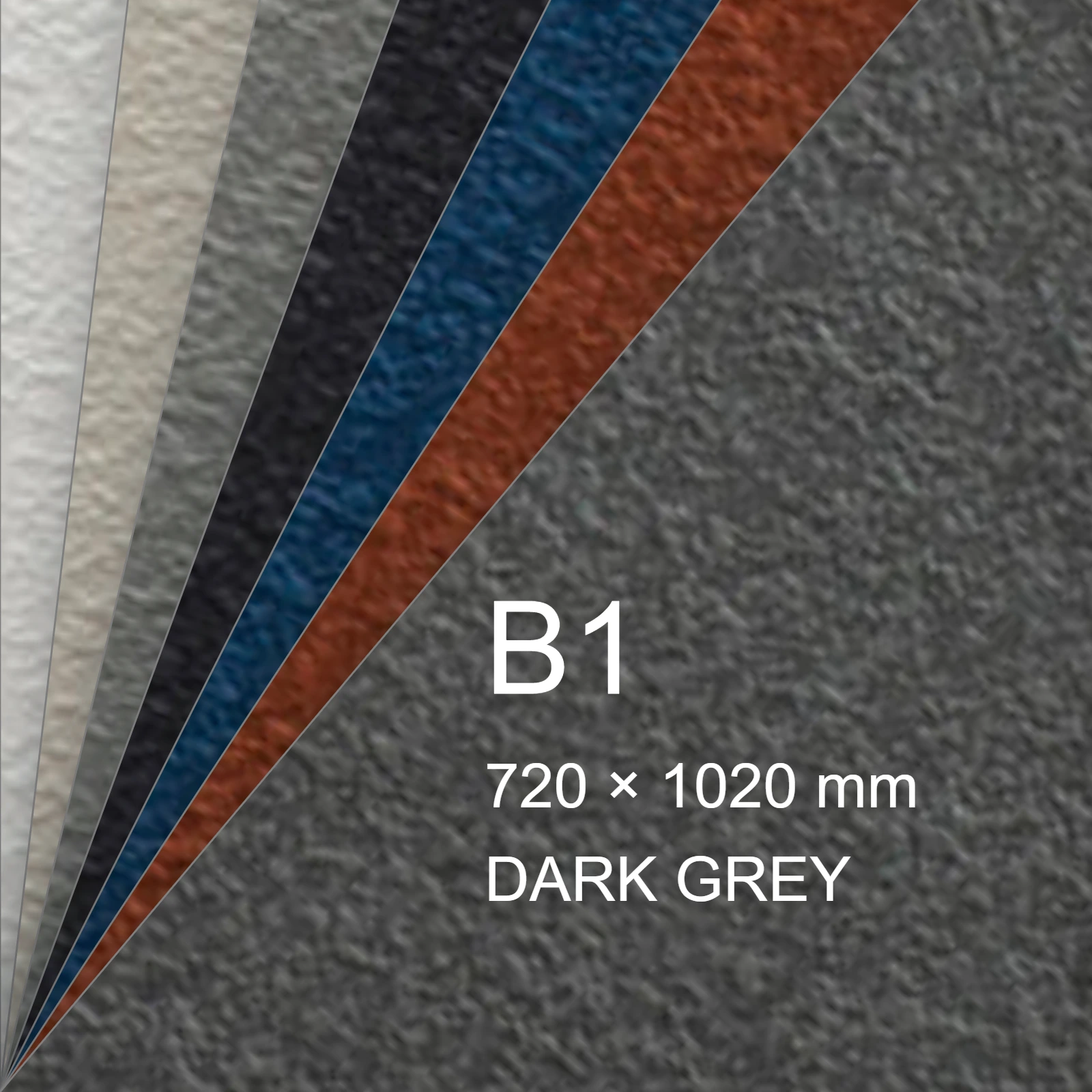 Cartoncino Favini, Tokyo, 120 g/m², B1, DARK GREY bra6607b1 - immagine aggiuntiva