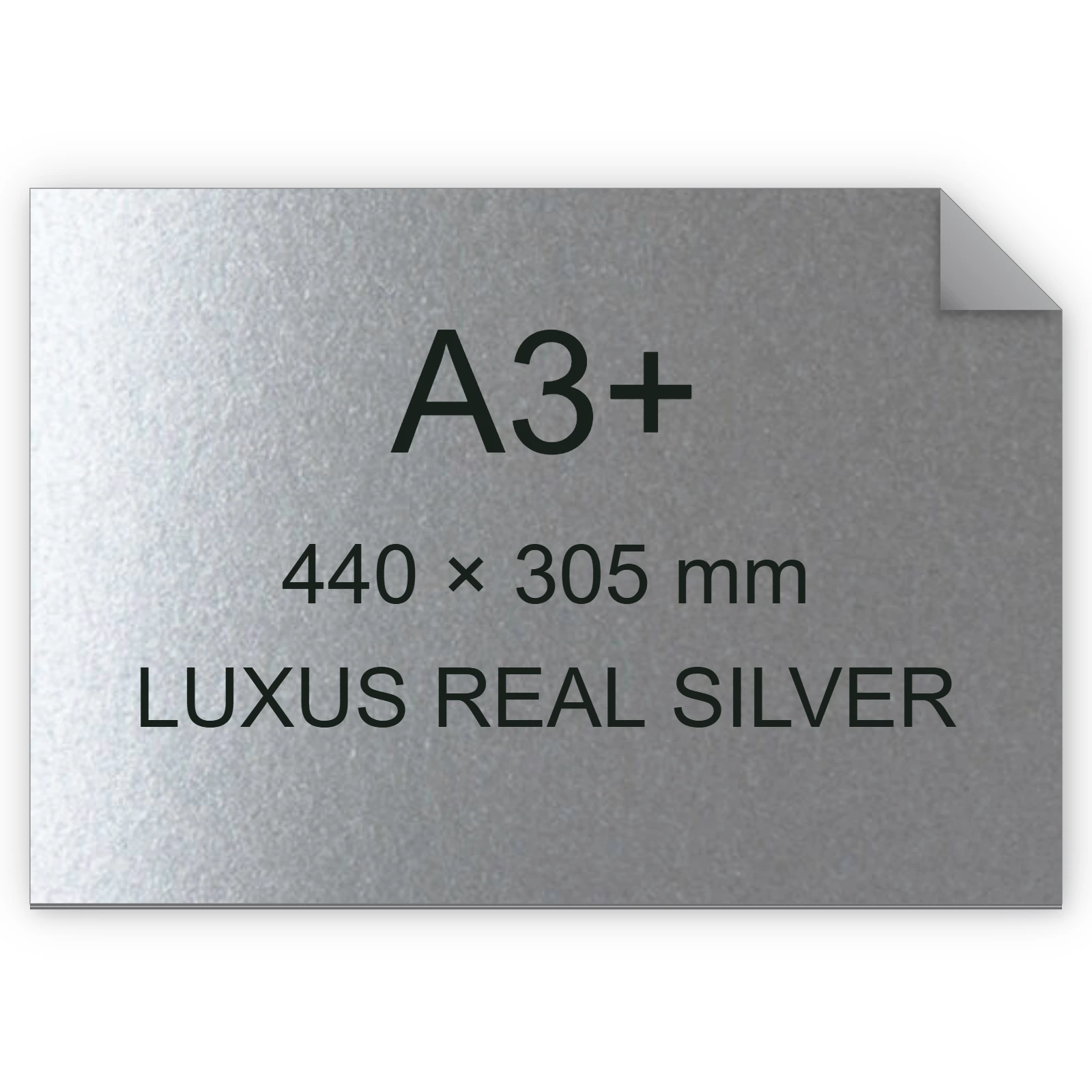 Cartoncino Favini, Majestic Digital HP Indigo, 250 g/m², A3+, LUXUS REAL SILVER bra6549a3+