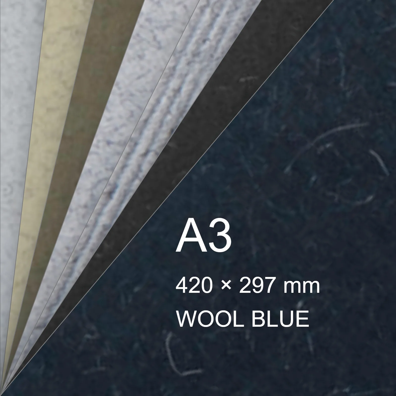 Cartoncino Favini, Refit, 250 g/m², A3, WOOL BLUE bra6741a3 - immagine aggiuntiva