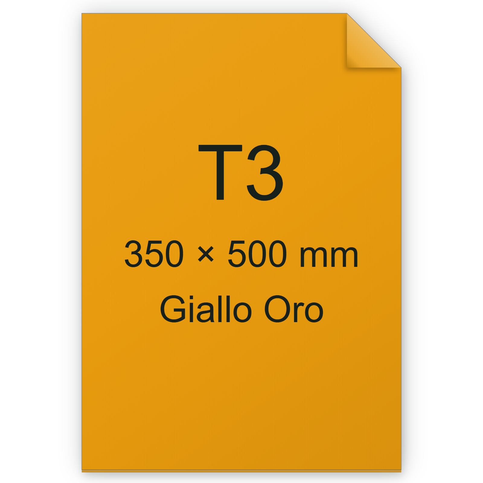 Carta Favini, Burano, 90 g/m², T3, GIALLO ORO 52 BRA598t3