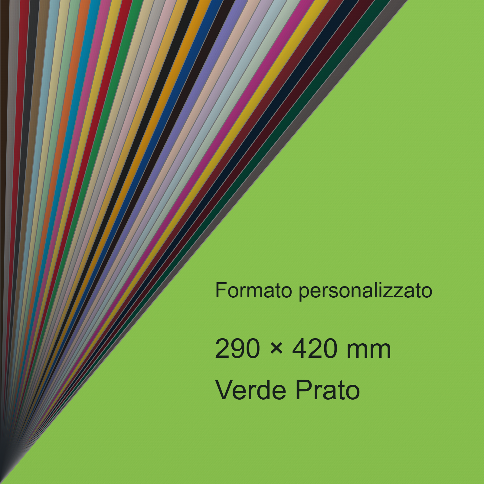 Cartoncino Favini, Burano, 140 g/m², 290x420 mm, VERDE PRATO 54 bra819A3 - immagine aggiuntiva