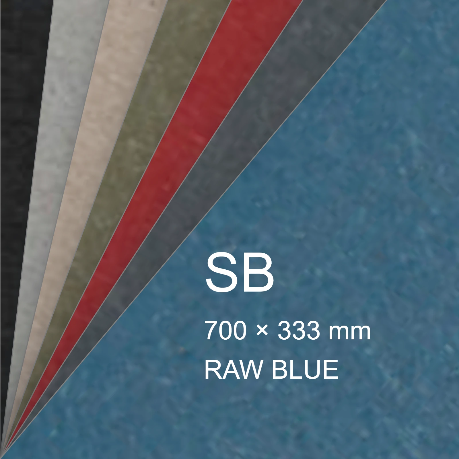 Cartoncino Favini, Shiro Echo Raw, 250 g/m², SB, RAW BLUE bra6667sb - immagine aggiuntiva