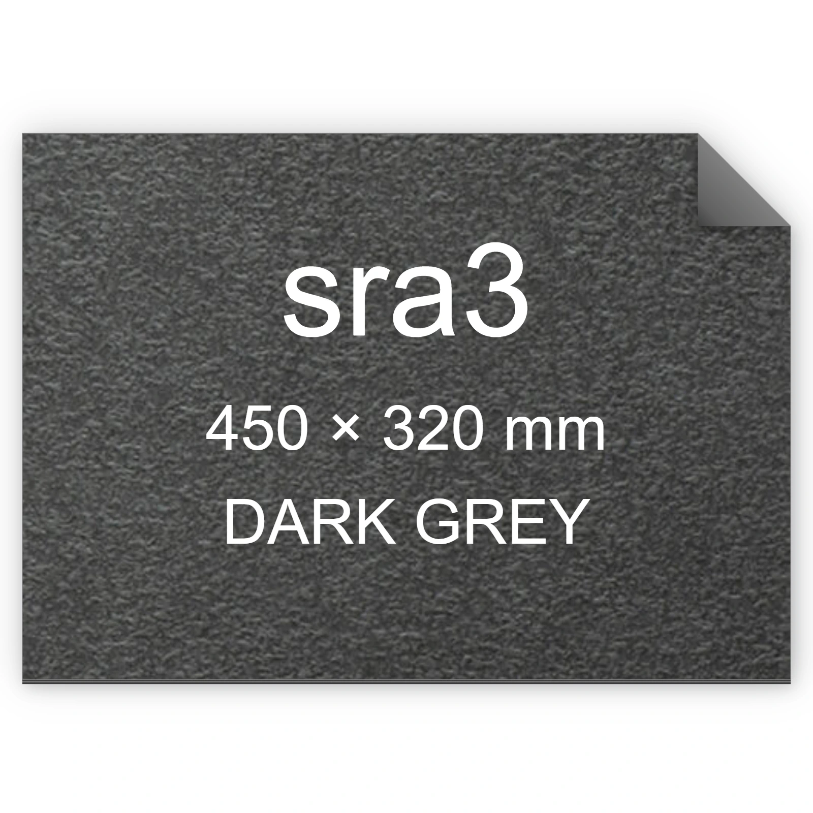 Cartoncino Favini, Tokyo, 120 g/m², sra3, DARK GREY bra6607sra3