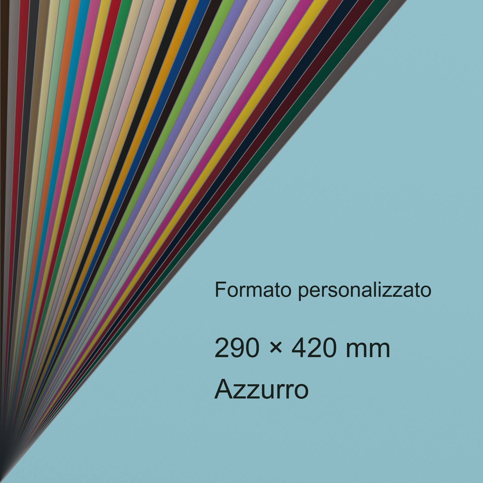 Cartoncino Favini, Burano, 140 g/m², 290x420 mm, AZZURRO 08 bra545A3 - immagine aggiuntiva
