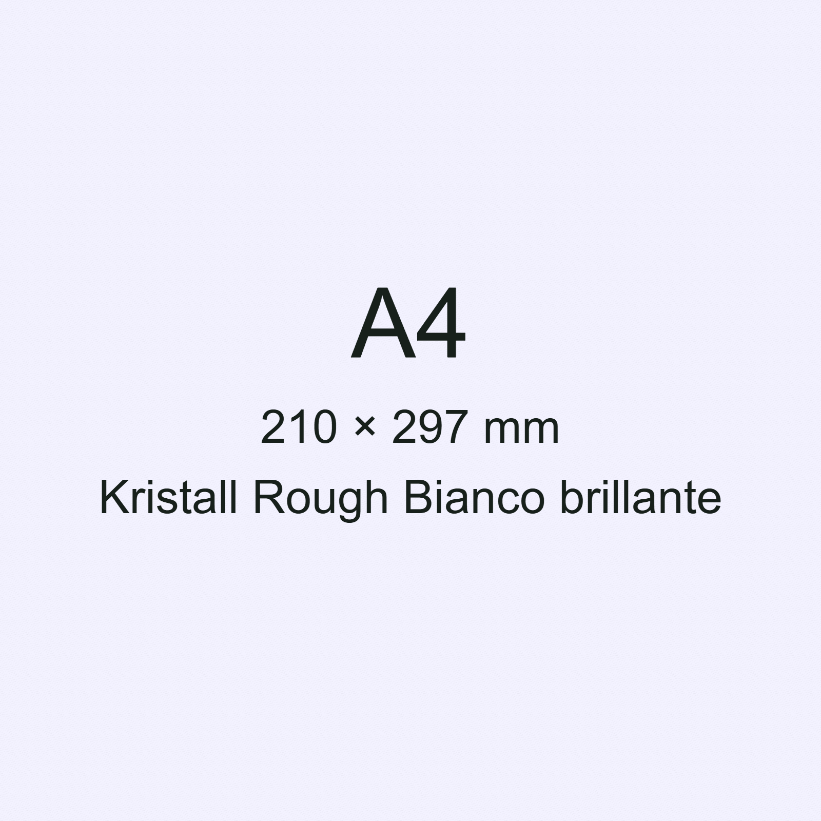 Carta Kristall Rough, Munken, BiancoBrillante, 100gr, A4 BRA2568 - immagine aggiuntiva