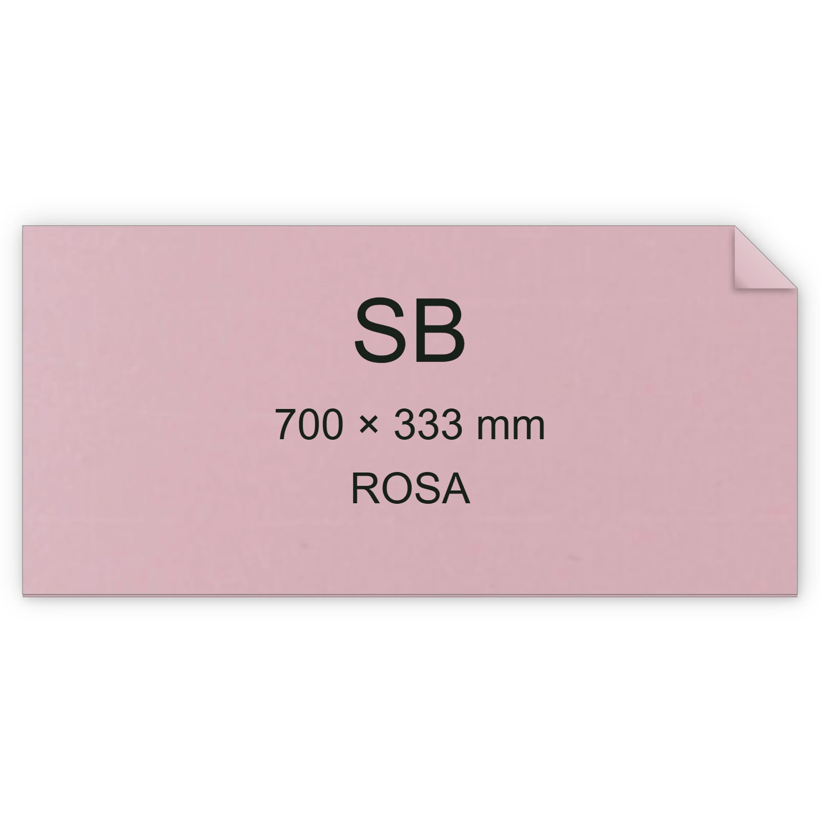 Cartoncino Favini, Bindakote Monolucido Pastello, 250 g/m², SB, ROSA 01 bra925SB