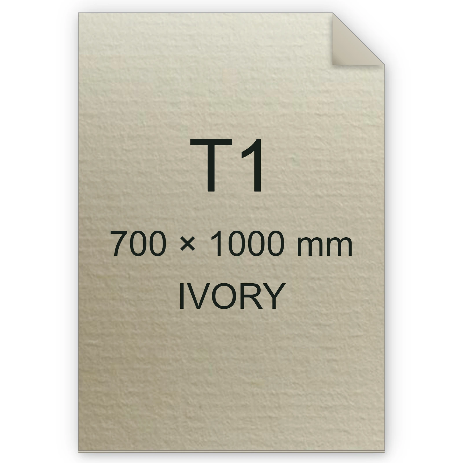 Cartoncino Favini, Contact Laid, 120 g/m², T1, IVORY bra6597t1