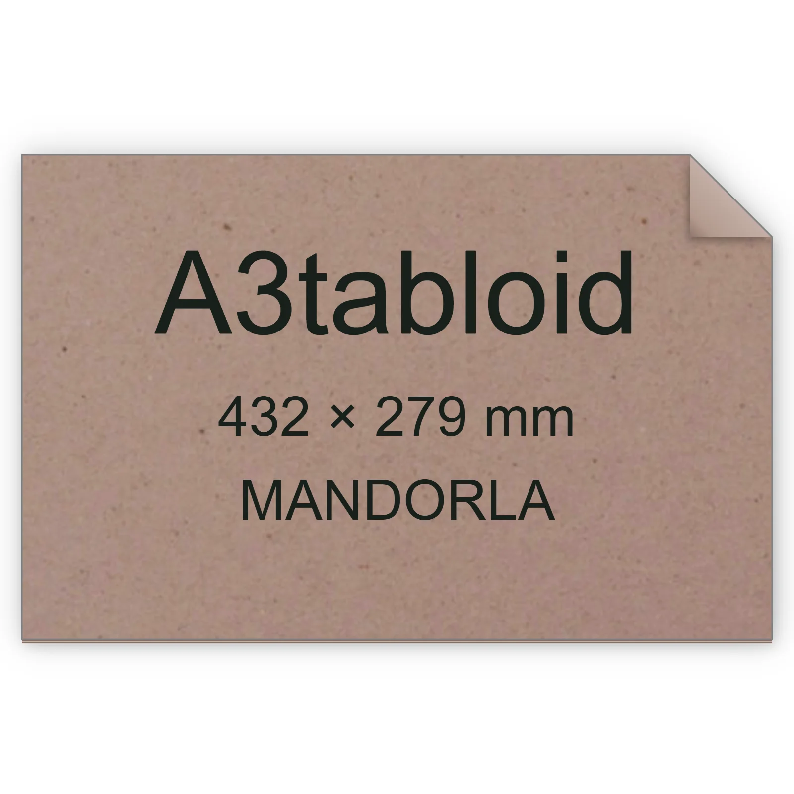Cartoncino Favini, Crush, 350 g/m², A3tabloid, MANDORLA bra6715a3tabloid