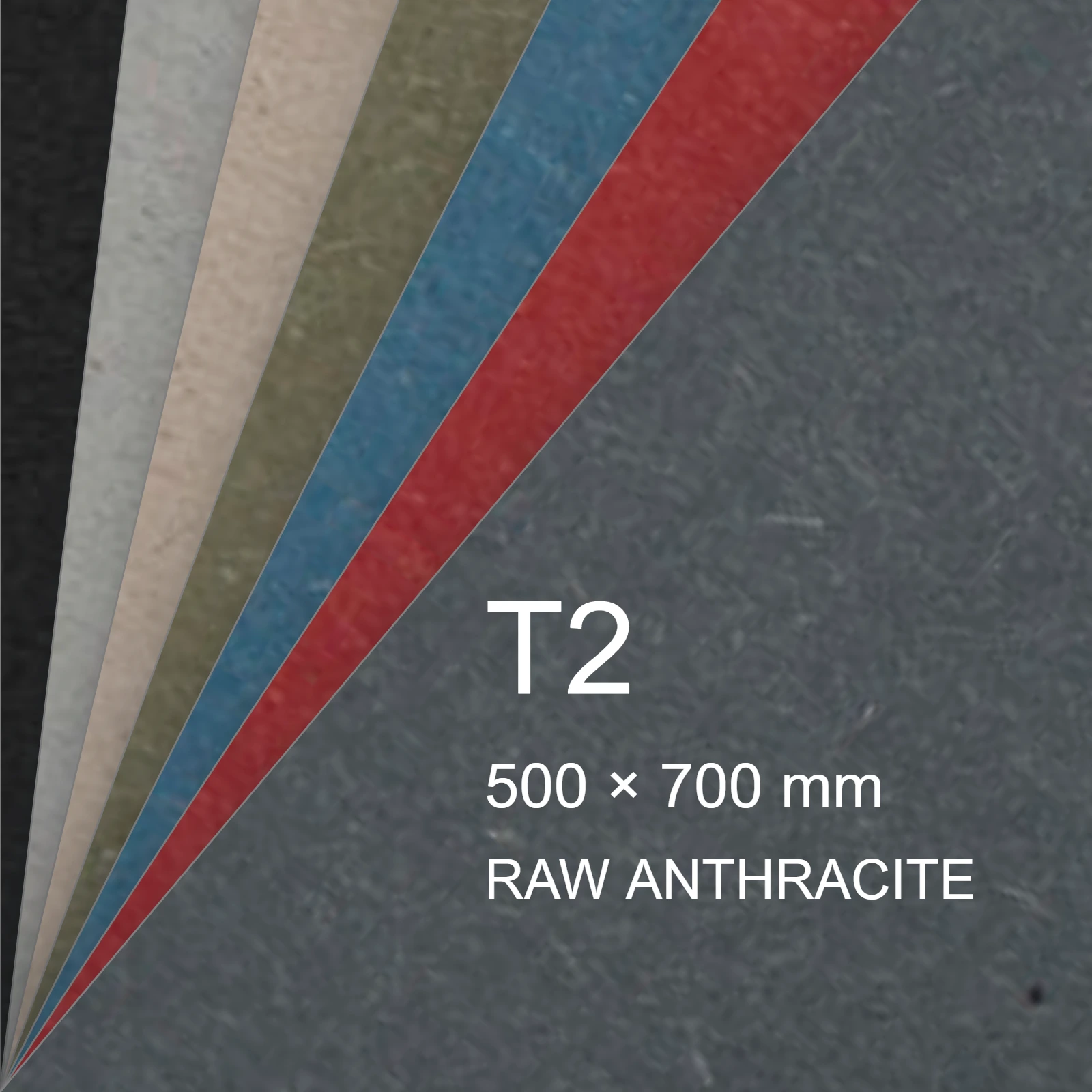 Cartoncino Favini, Shiro Echo Raw, 250 g/m², T2, RAW ANTHRACITE bra6673t2 - immagine aggiuntiva