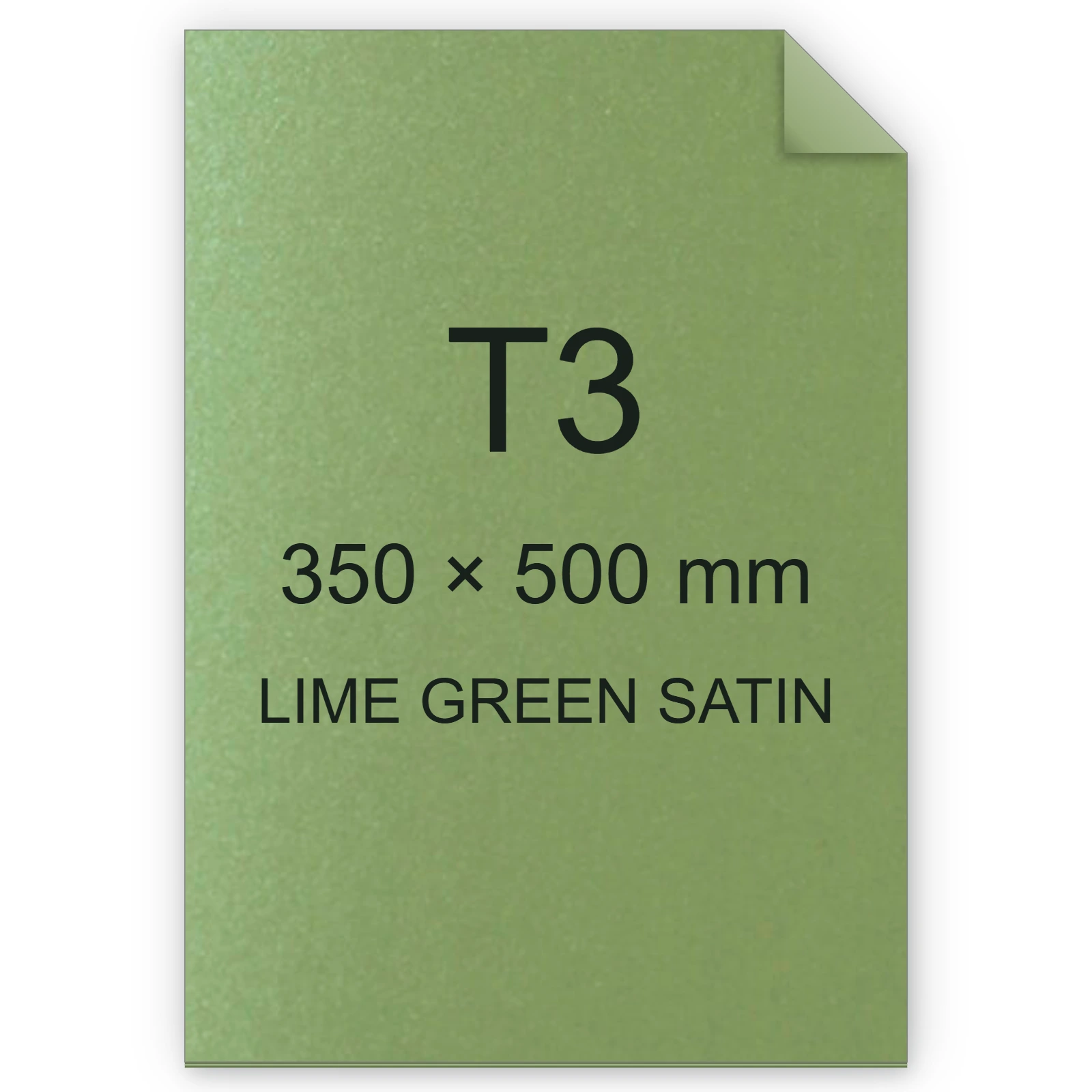 Cartoncino Favini, Majestic Satin, 290 g/m², T3, LIME GREEN SATIN bra981t3