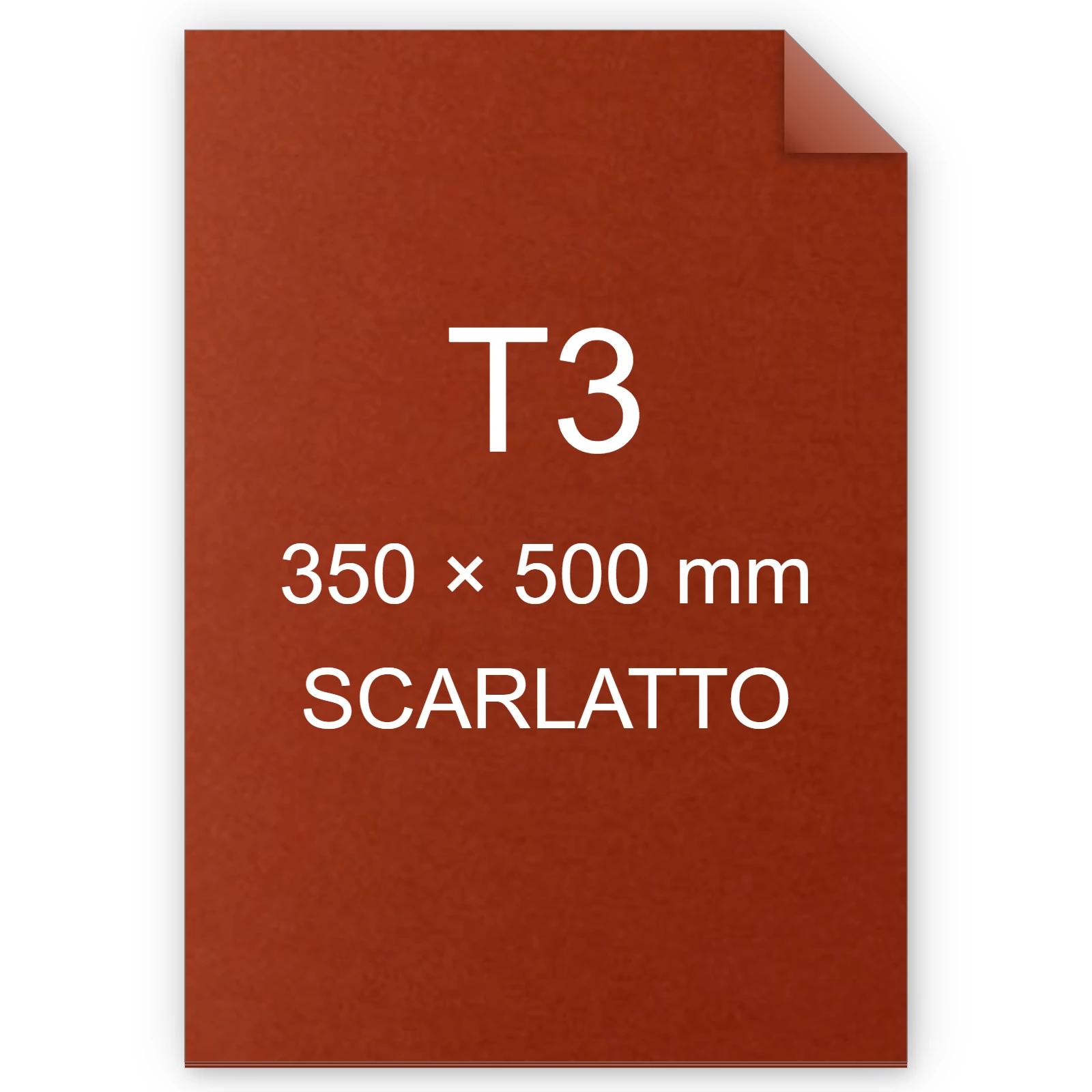 Cartoncino Favini, Bristol Color Sigillo, 200 g/m², T3, SCARLATTO 61 FAVA35C013