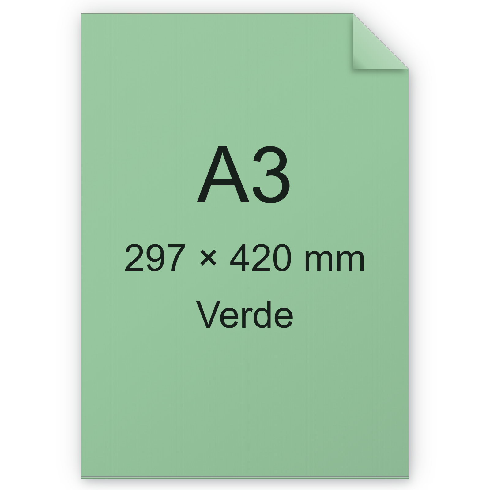 Cartoncino Favini, Burano, 200 g/m², A3, VERDE 09 BRA563a3