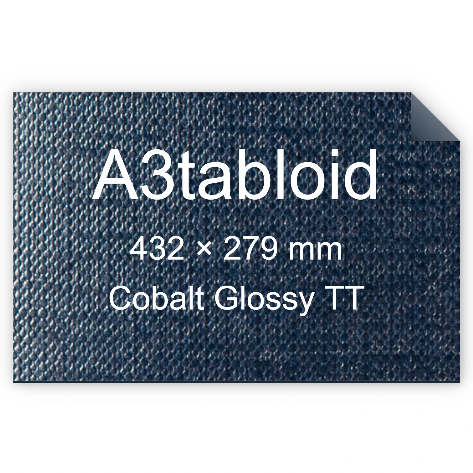 Cartoncino Favini, Classy Covers, 125 g/m², A3tabloid, COBALT GLOSSY TT bra6637a3tabloid