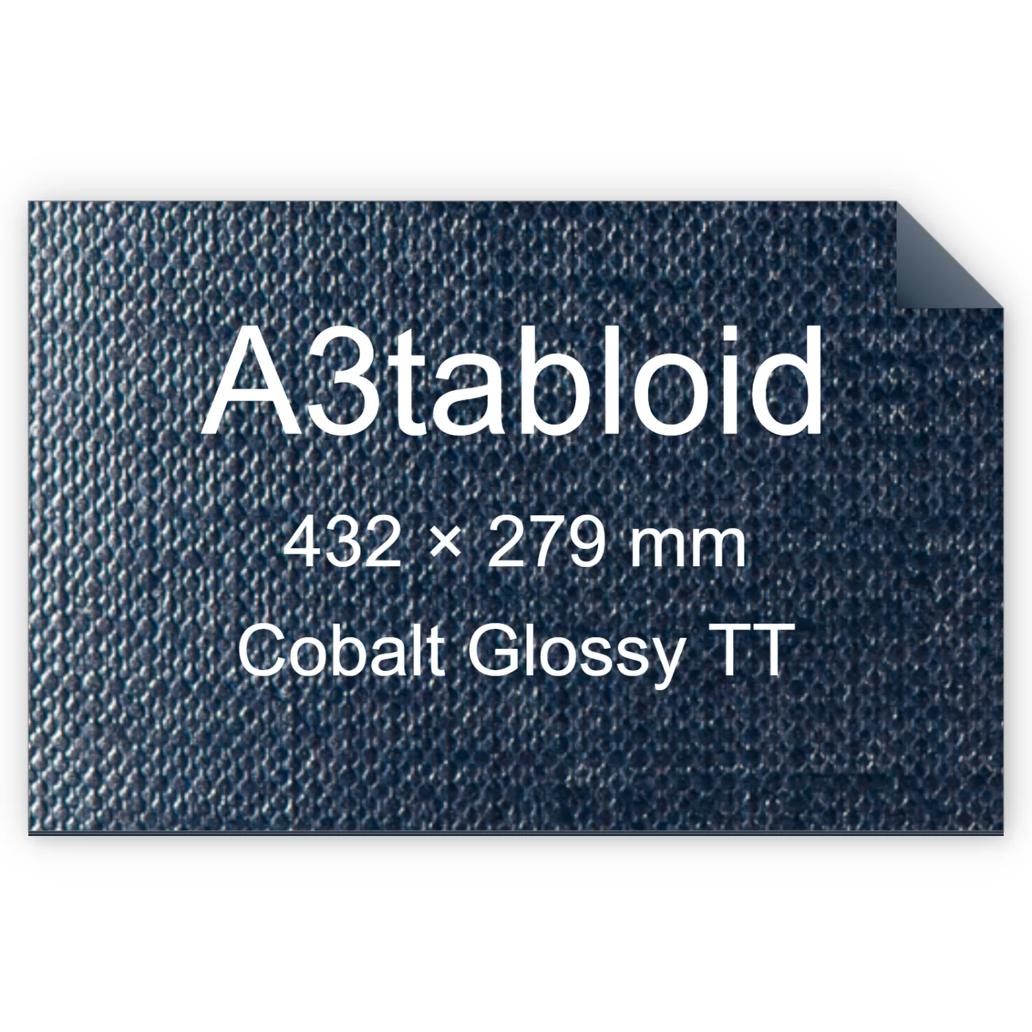 Cartoncino Favini, Classy Covers, 125 g/m², A3tabloid, COBALT GLOSSY TT bra6637a3tabloid