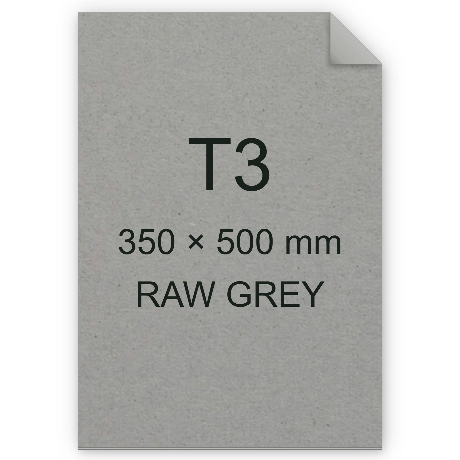 Cartoncino Favini, Shiro Echo Raw, 200 g/m², T3, RAW GREY bra6656t3