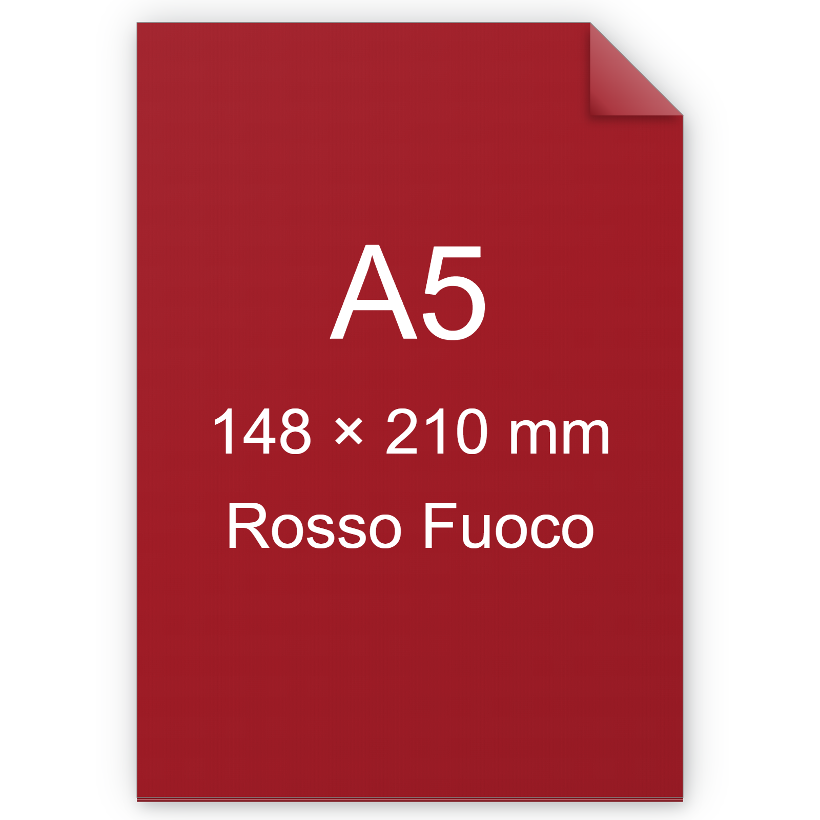 Cartoncino Favini, Burano, 200 g/m², A5, ROSSO FUOCO 79 BRA3348a5