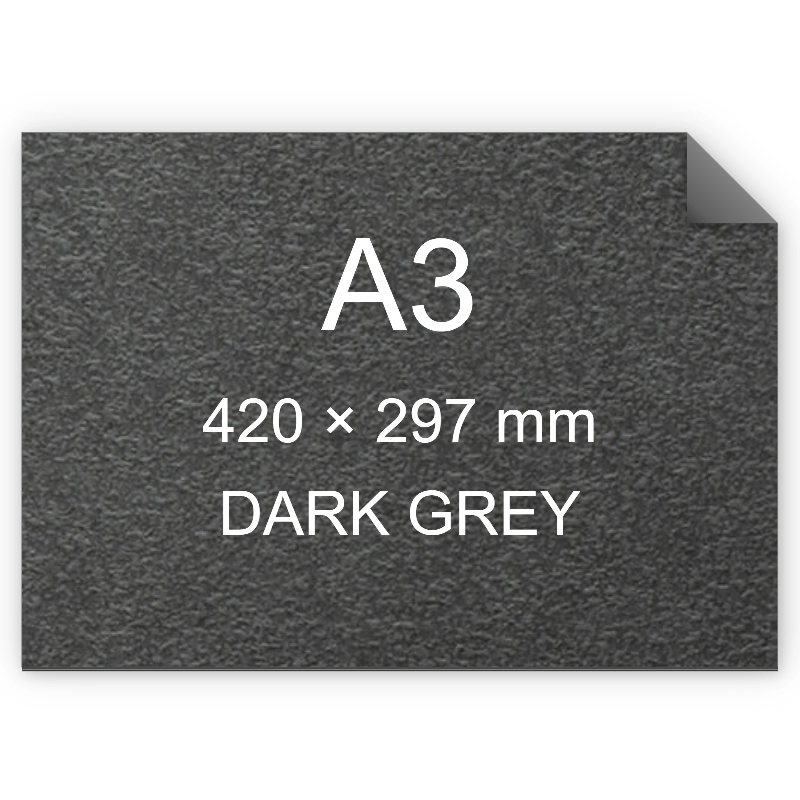 Cartoncino Favini, Tokyo, 120 g/m², A3, DARK GREY bra6607a3