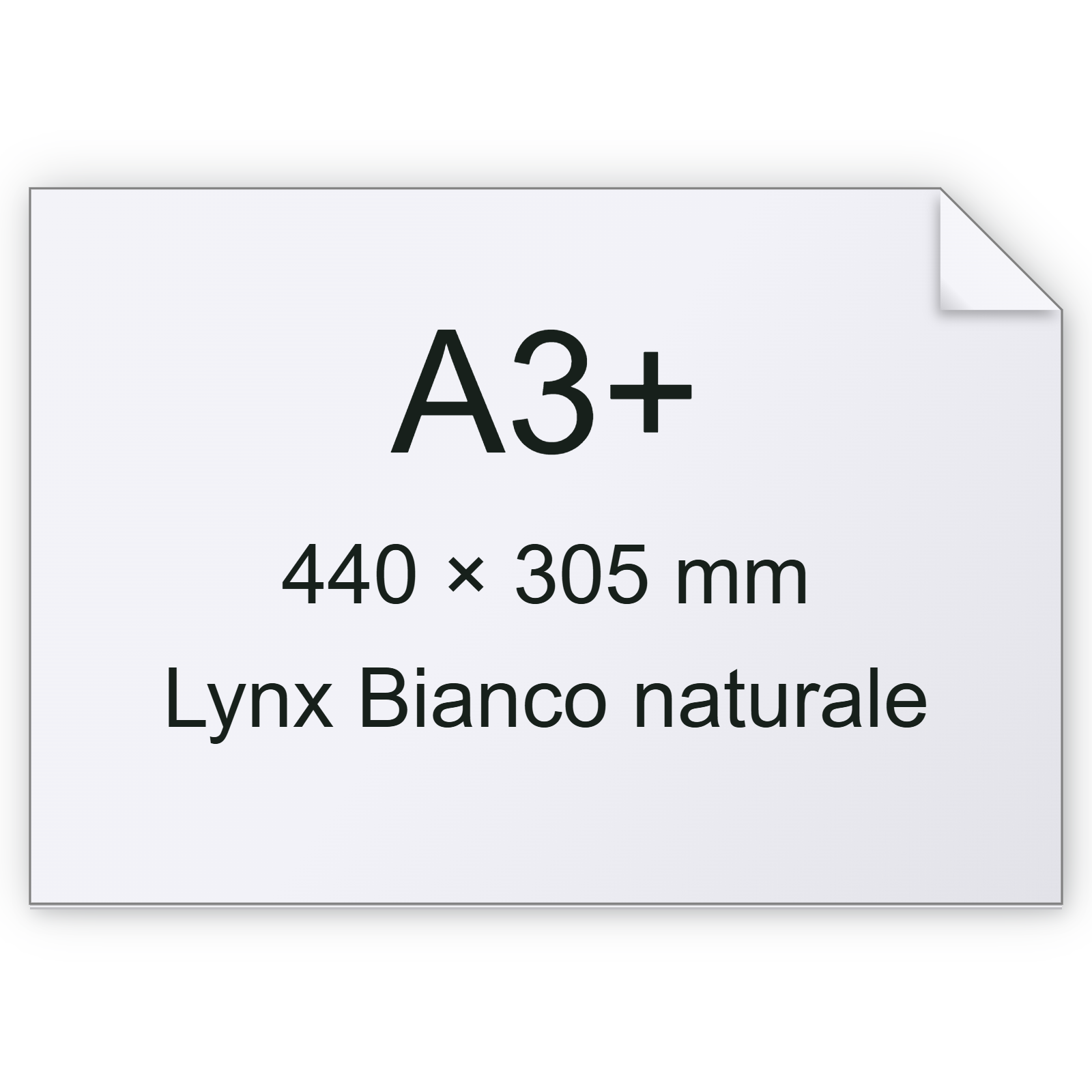 CartaLynx, Munken, BiancoNATURALE, 90gr, a3+ bra1850a3+