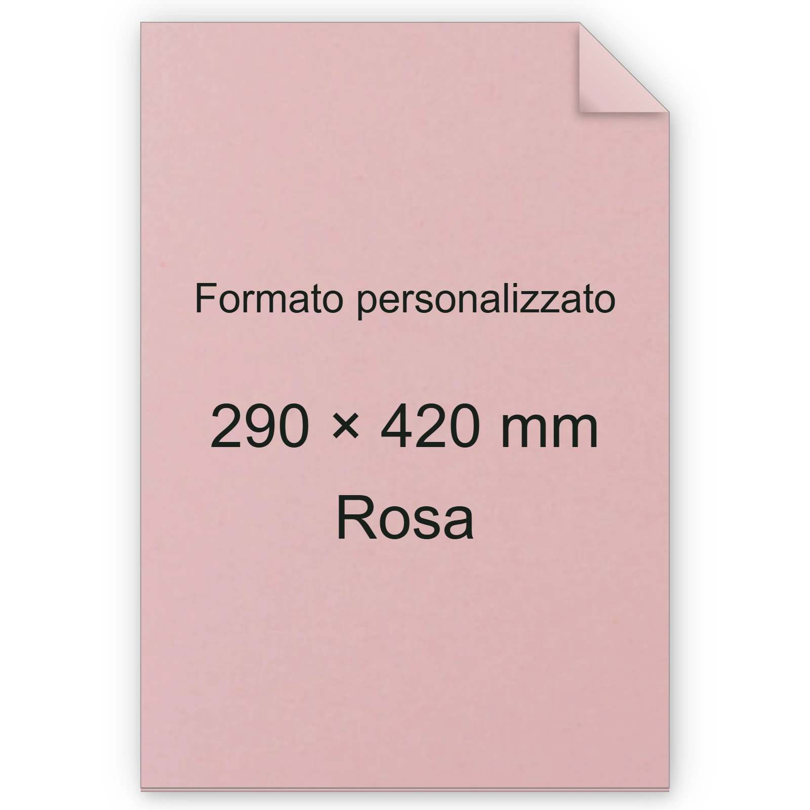 Cartoncino Favini, Burano, 120 g/m², 297x420 mm, ROSA 10 bra796A3