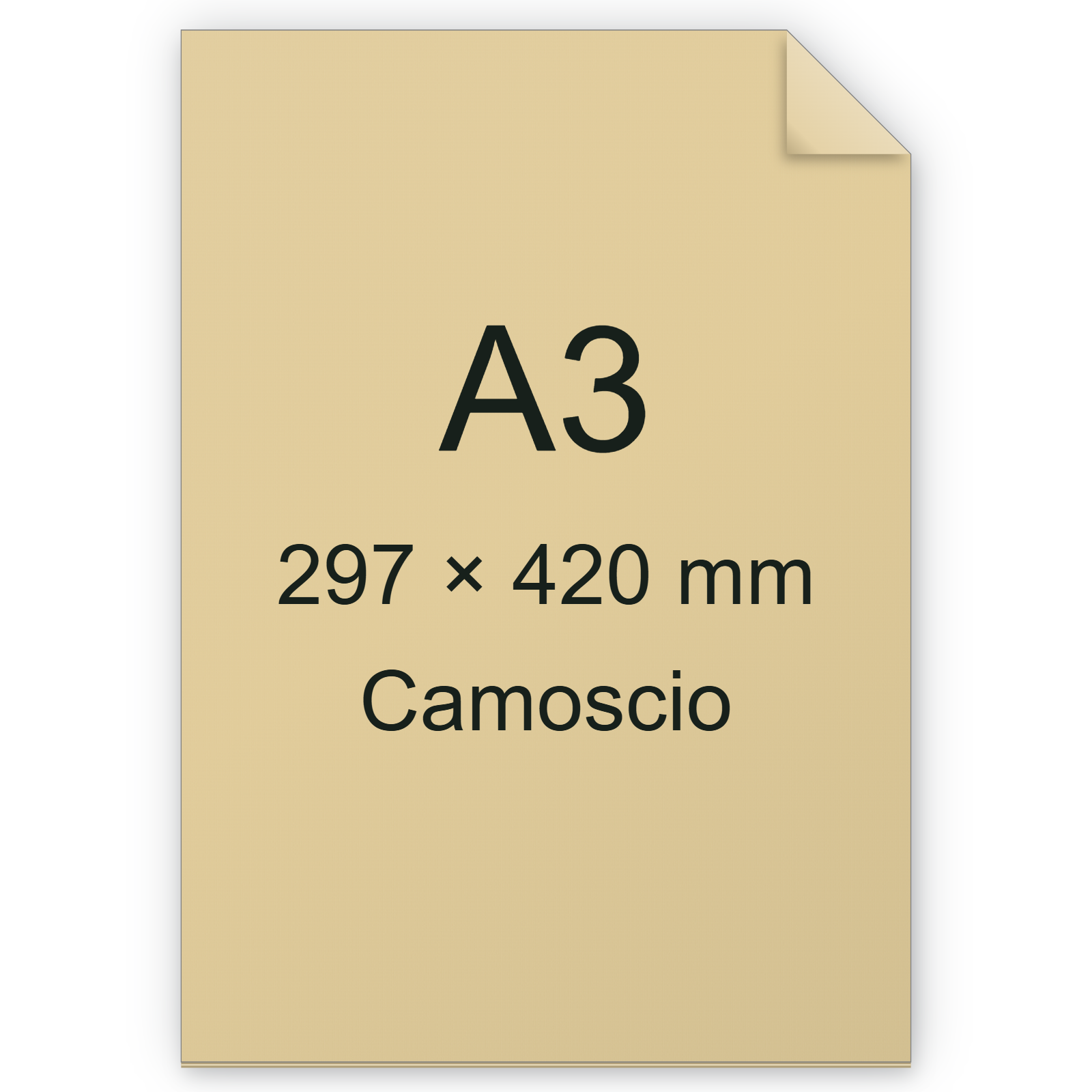 Cartoncino Favini, Burano, 200 g/m², A3, CAMOSCIO 02 BRA550a3