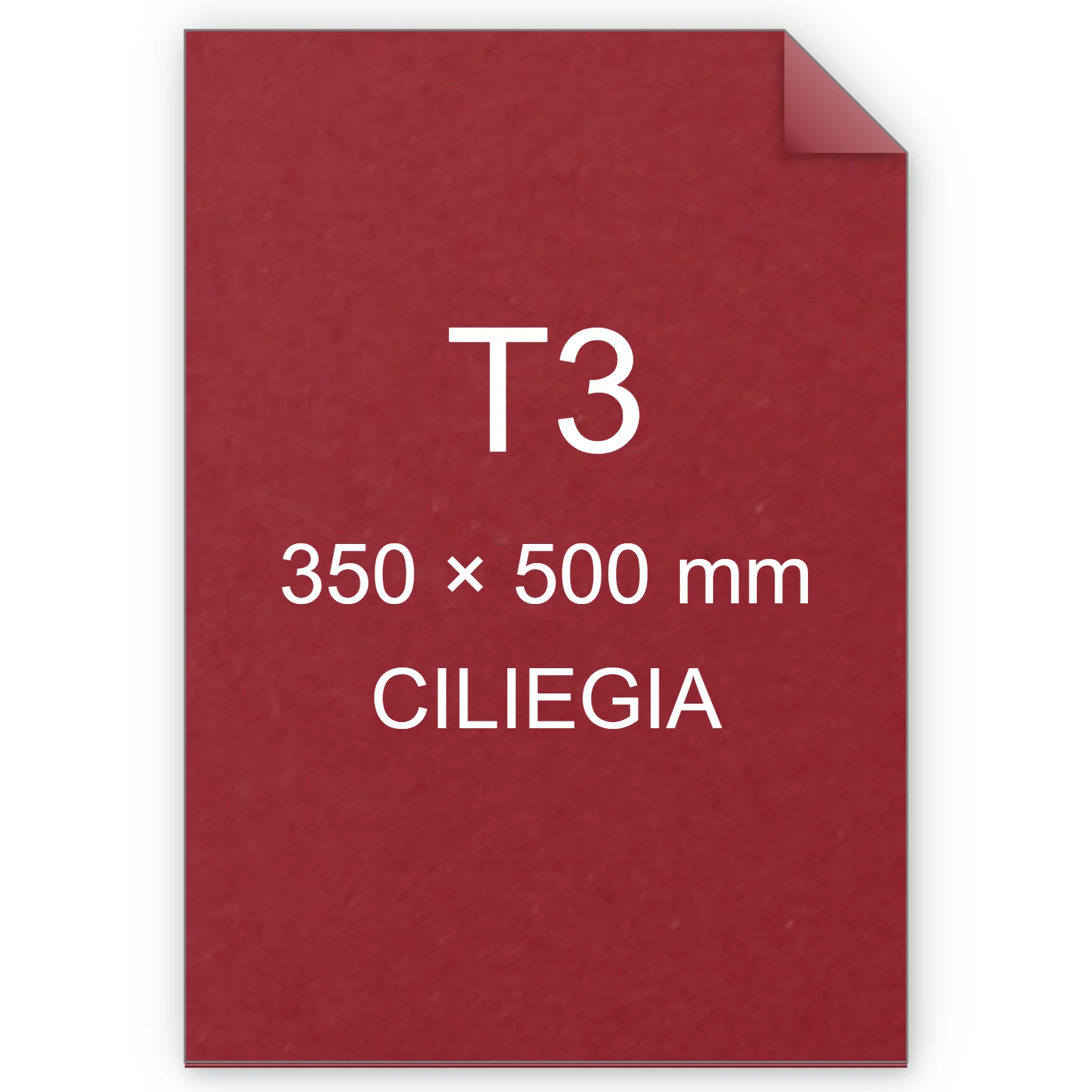 Cartoncino Favini, Crush, 120 g/m², T3, CILIEGIA bra6707t3