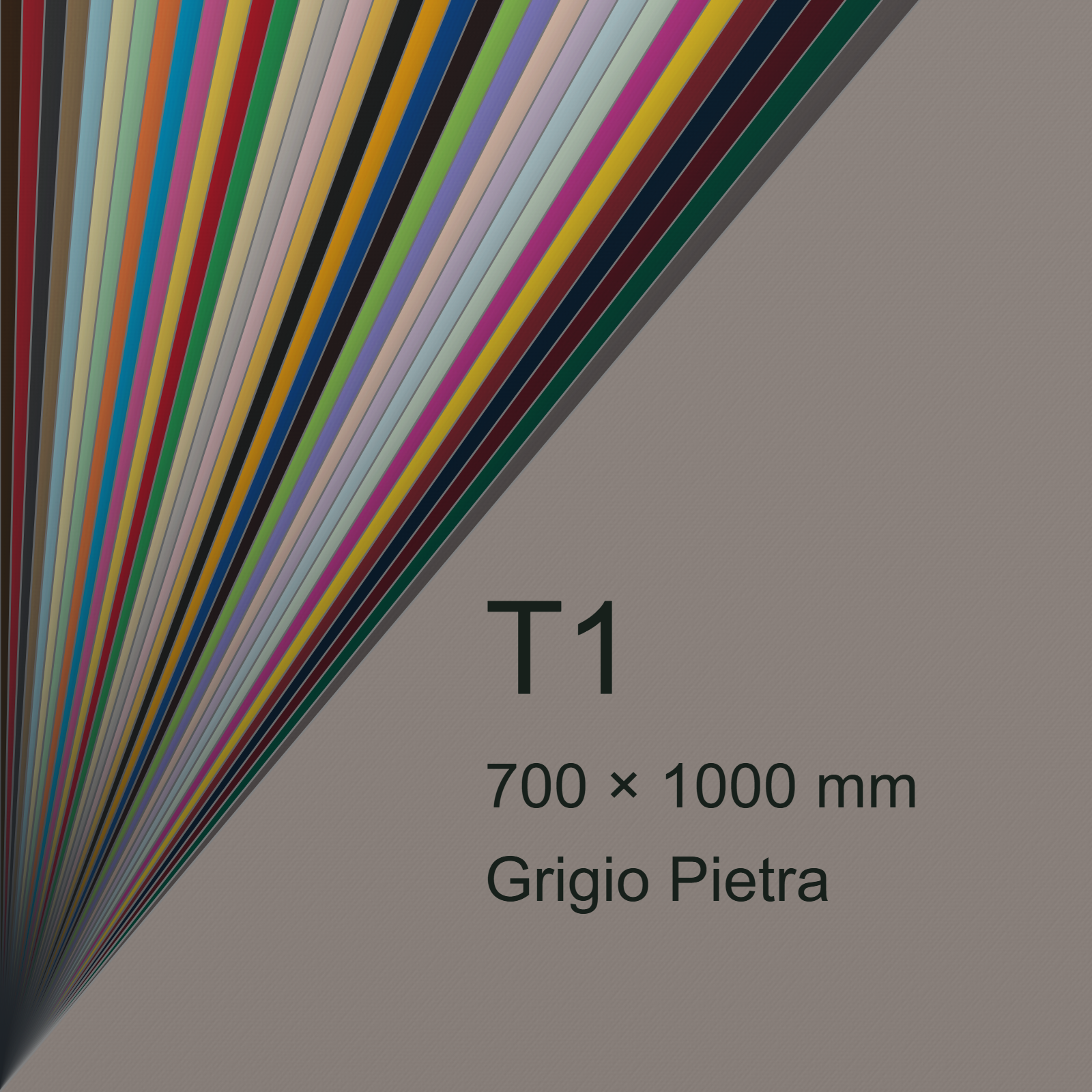 Cartoncino Favini, Burano, 140 g/m², T1, GRIGIO PIETRA 14 bra1811T1 - immagine aggiuntiva