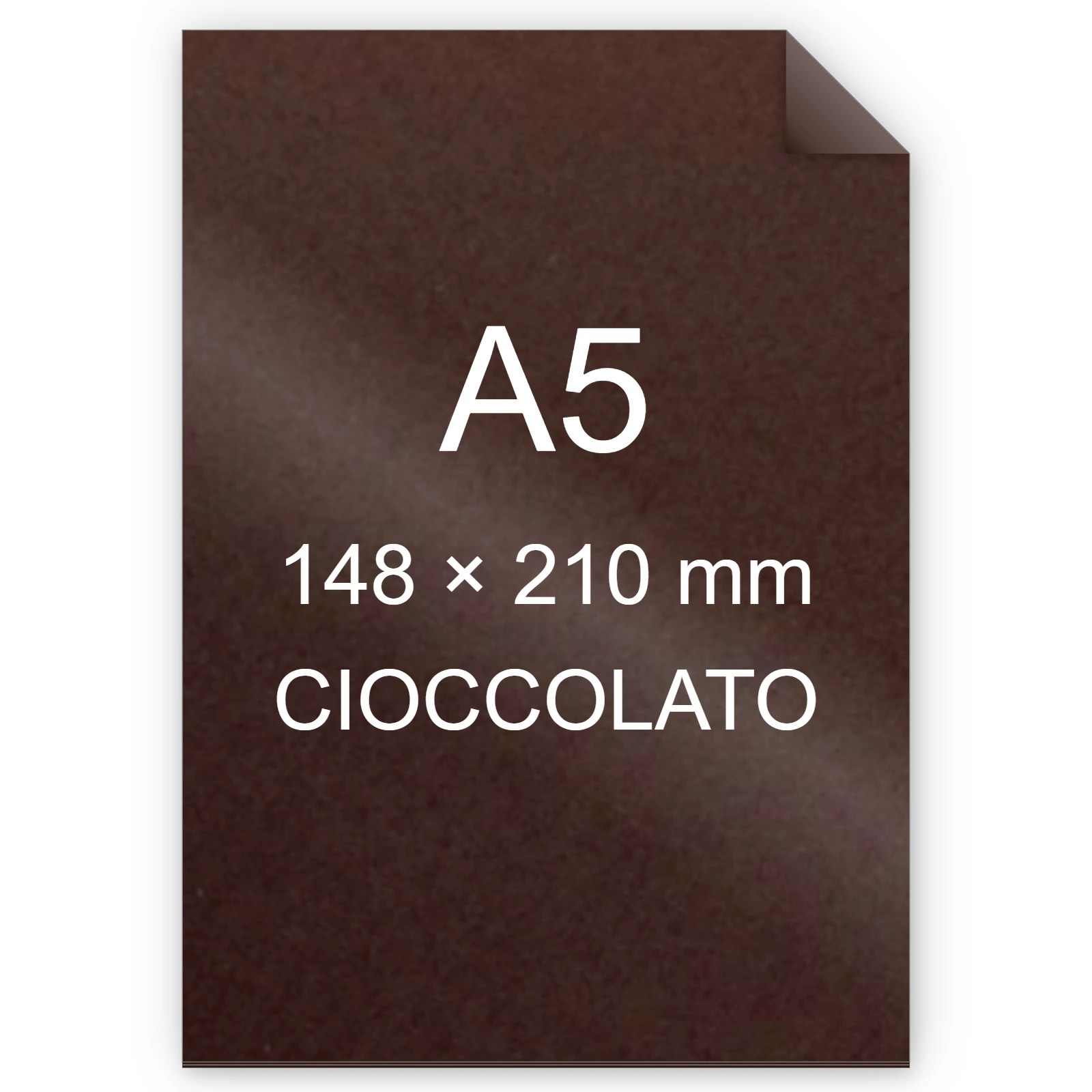 Cartoncino Favini, Prisma Plastificato, 250 g/m², A5, CIOCCOLATO bra1323A5