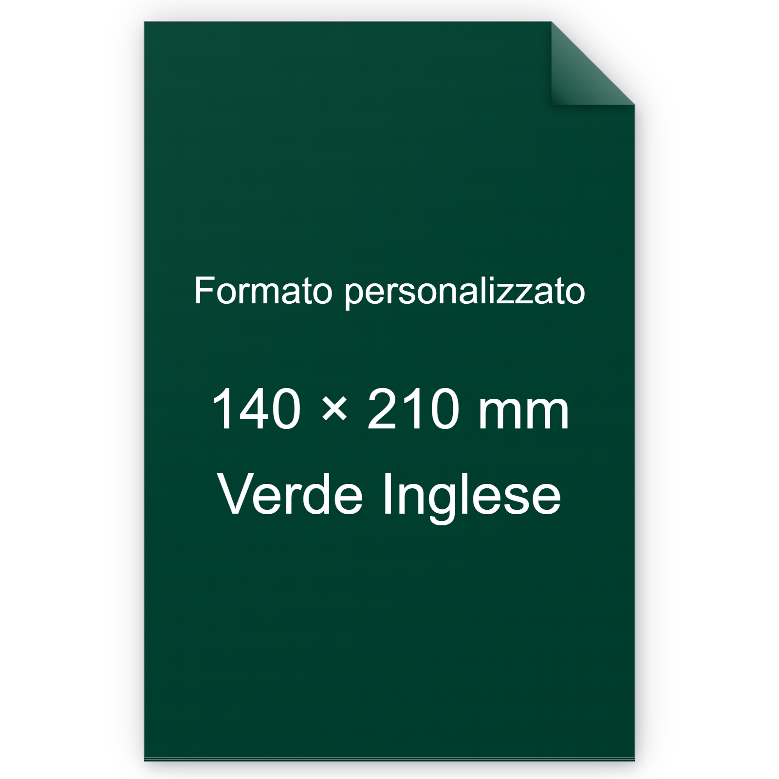 Cartoncino Favini, Burano, 320 g/m², 140x210 mm, VERDE INGLESE 71 BRA871a5
