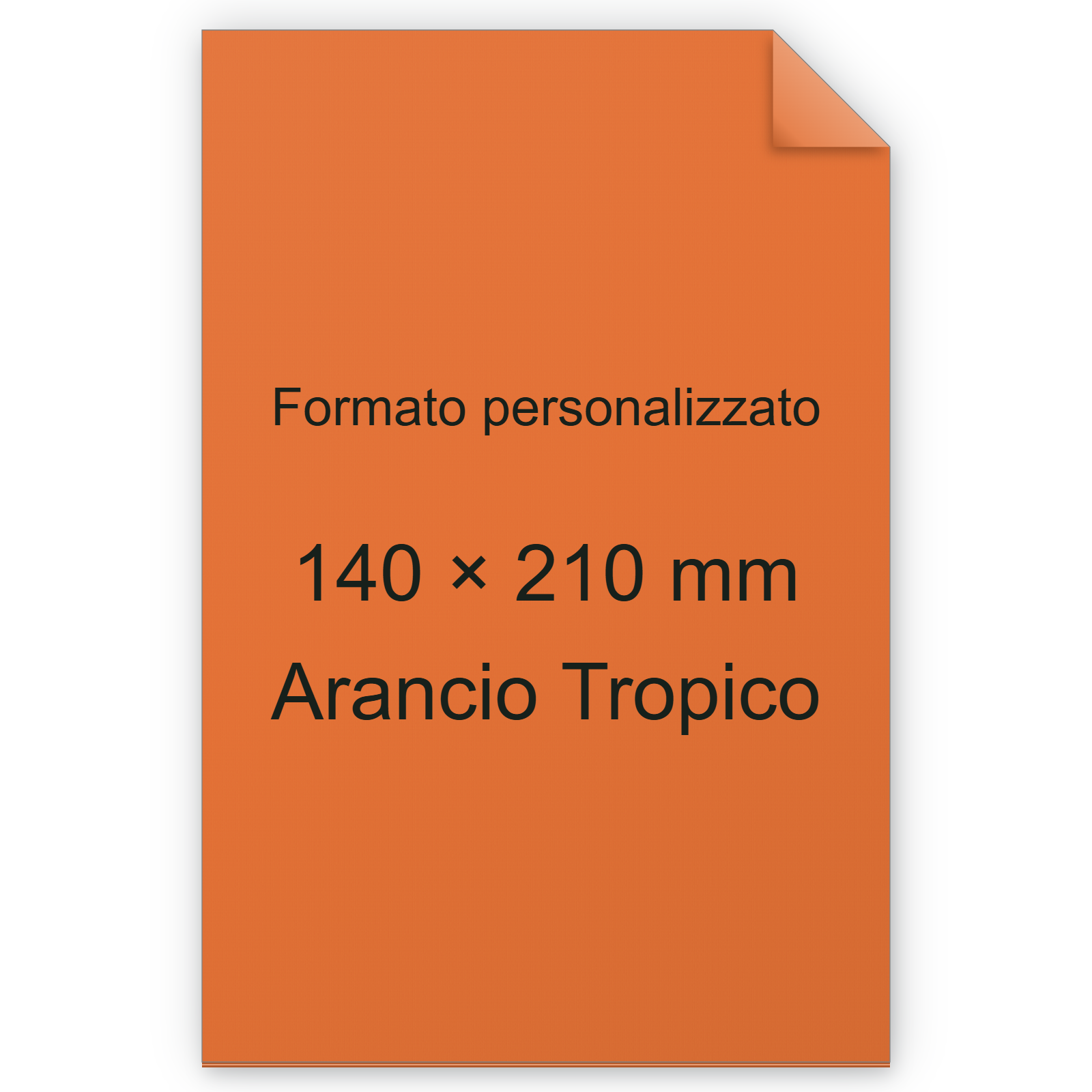 Cartoncino Favini, Burano, 140 g/m², 140x210 mm, ARANCIO TROPICO 56 bra575A5